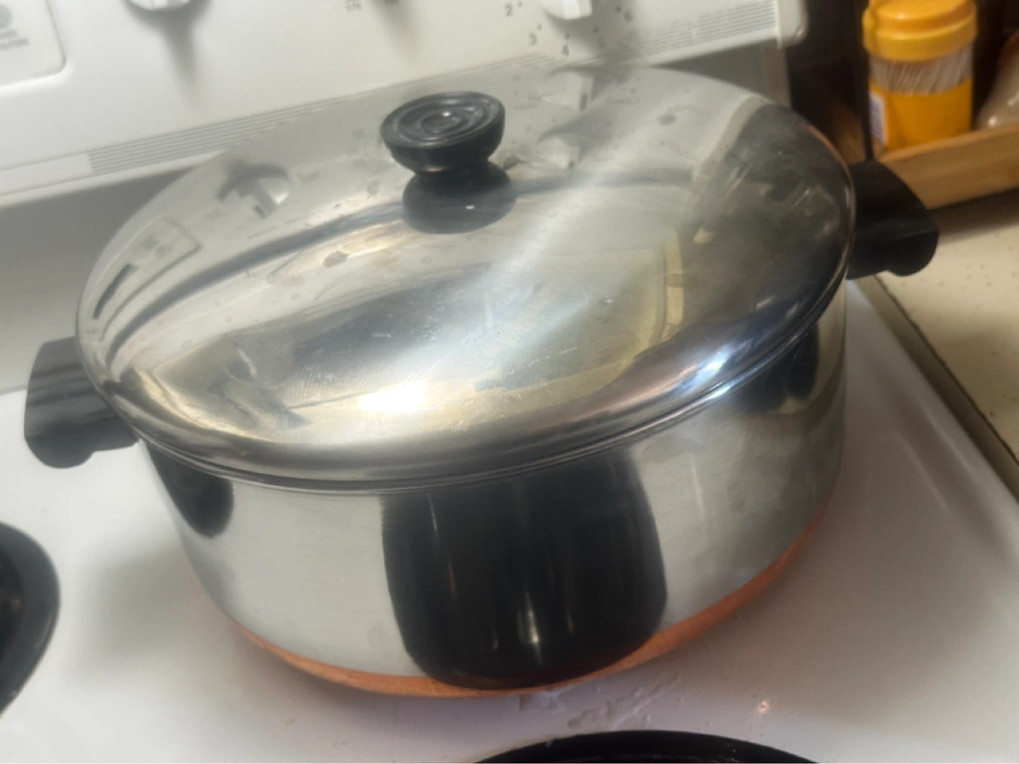 Vintage riviere style Large pot and frying pan  made in Japan - photo 4