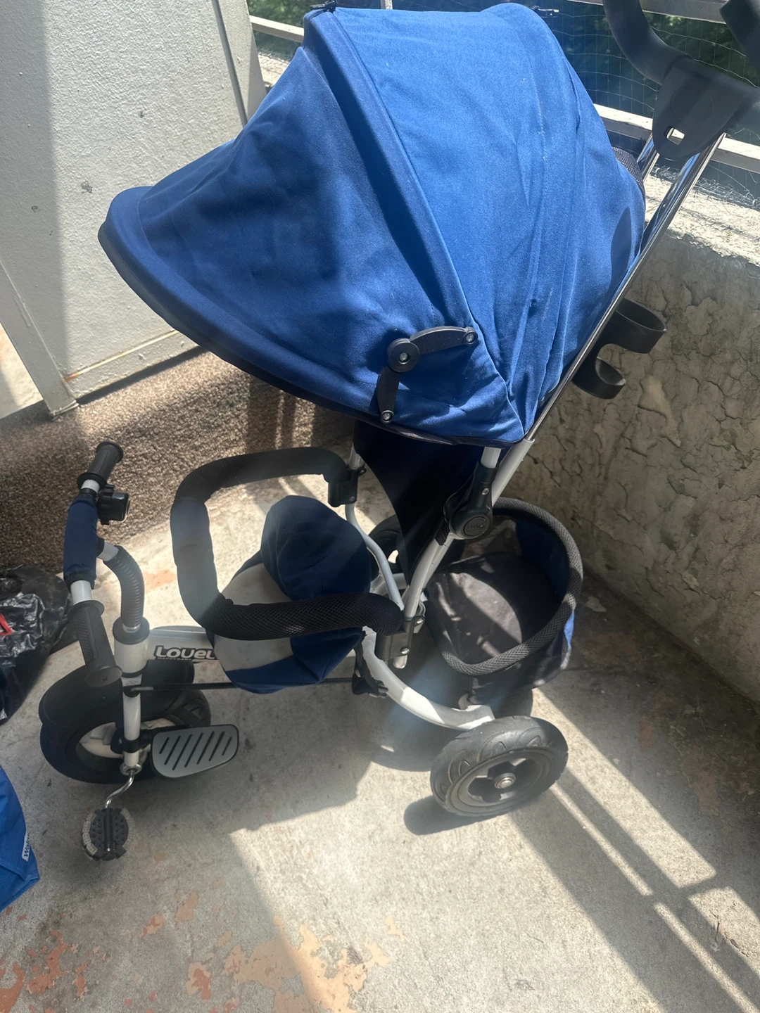 Blue Tricycle with Canopy ⚽ - photo 2