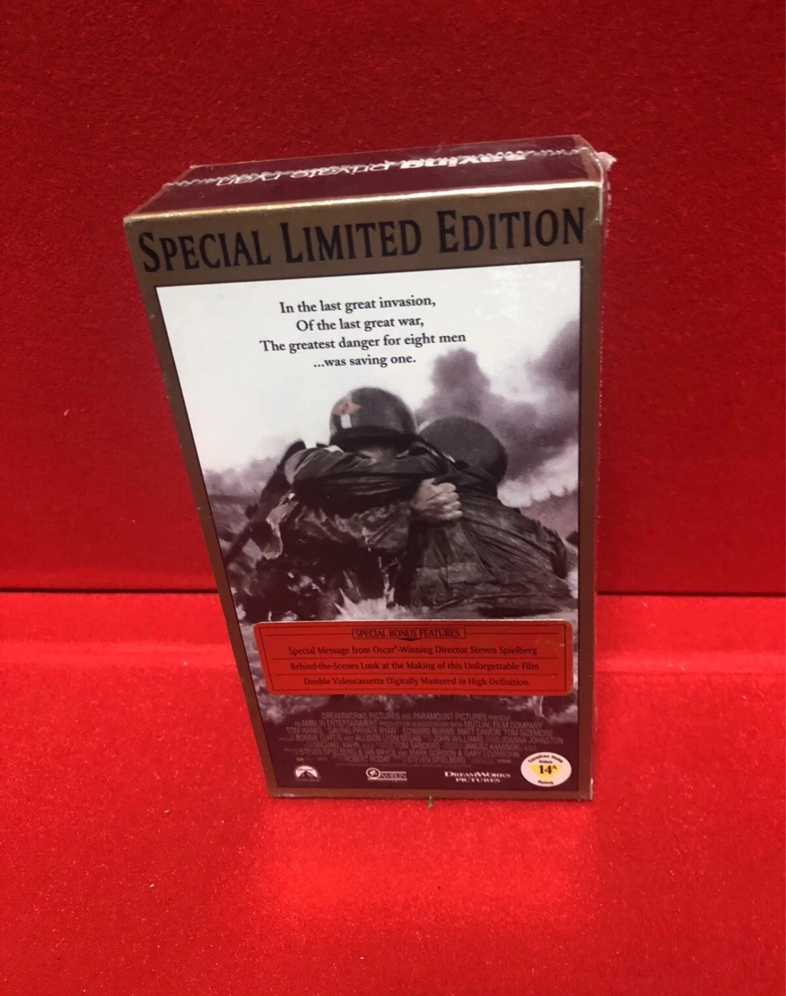 ⚽️Saving Private Ryan Special Limited Edition VHS - photo 2