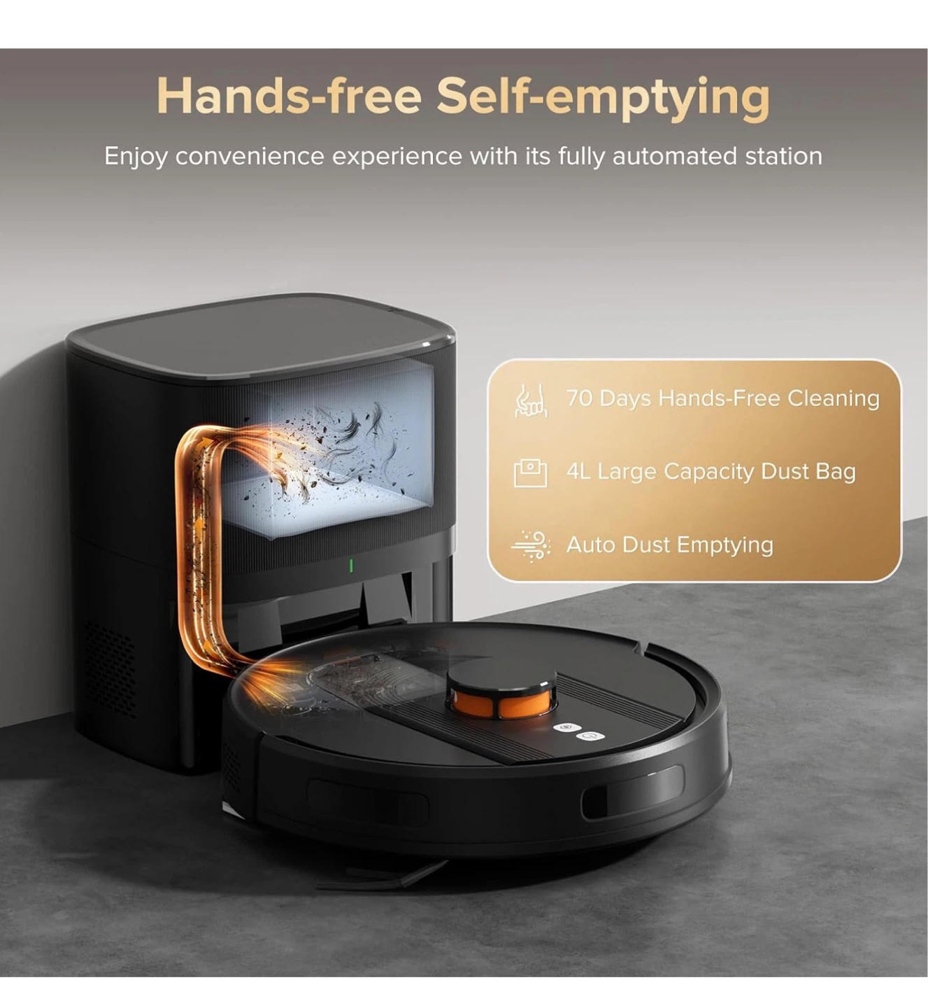 Robot Vacuum Mop Combo - Self Emptying - LIDAR Navigation Alexa - photo 3