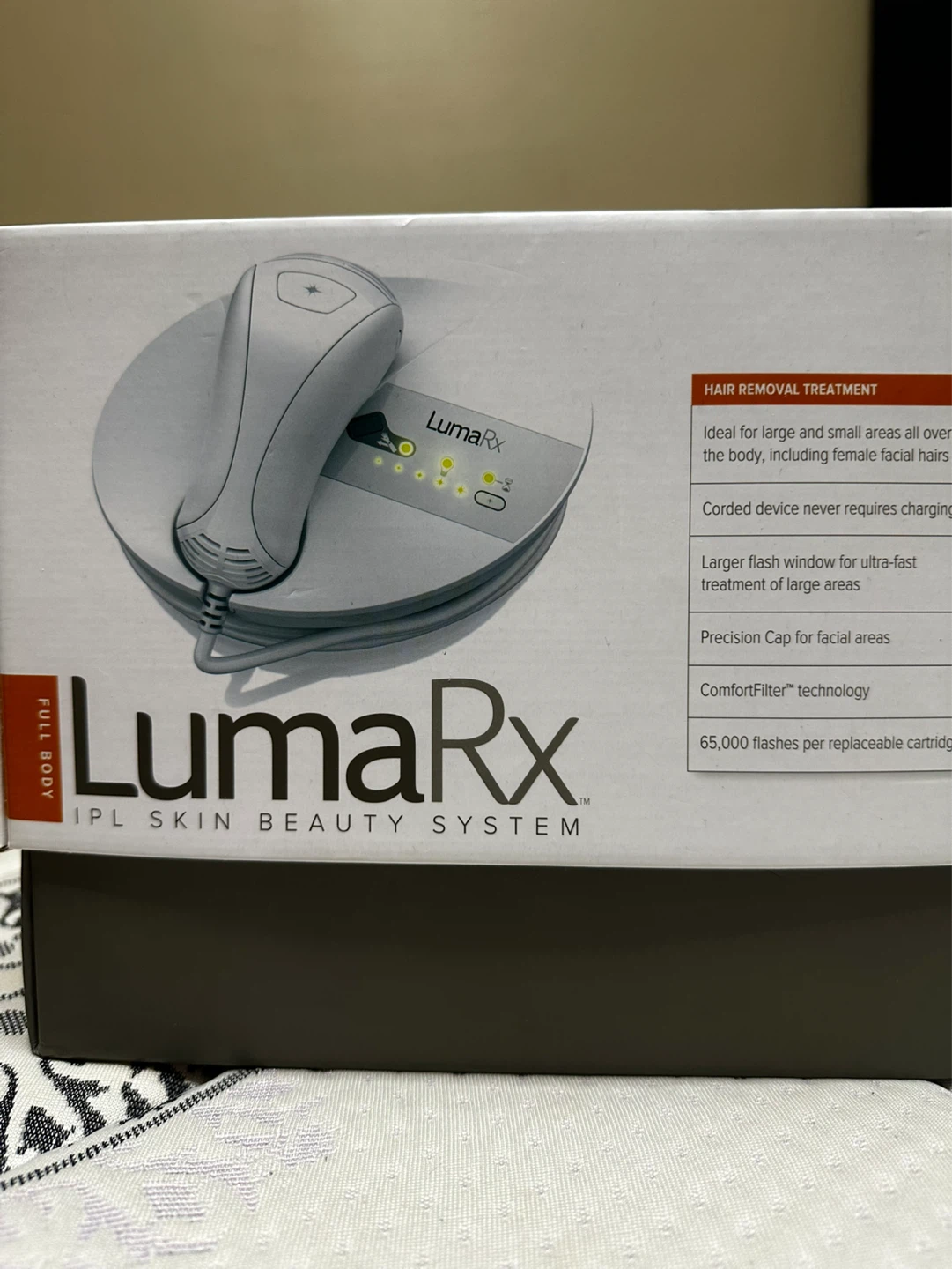 LumaRx IPL Skin Beauty System Hair Removal Device