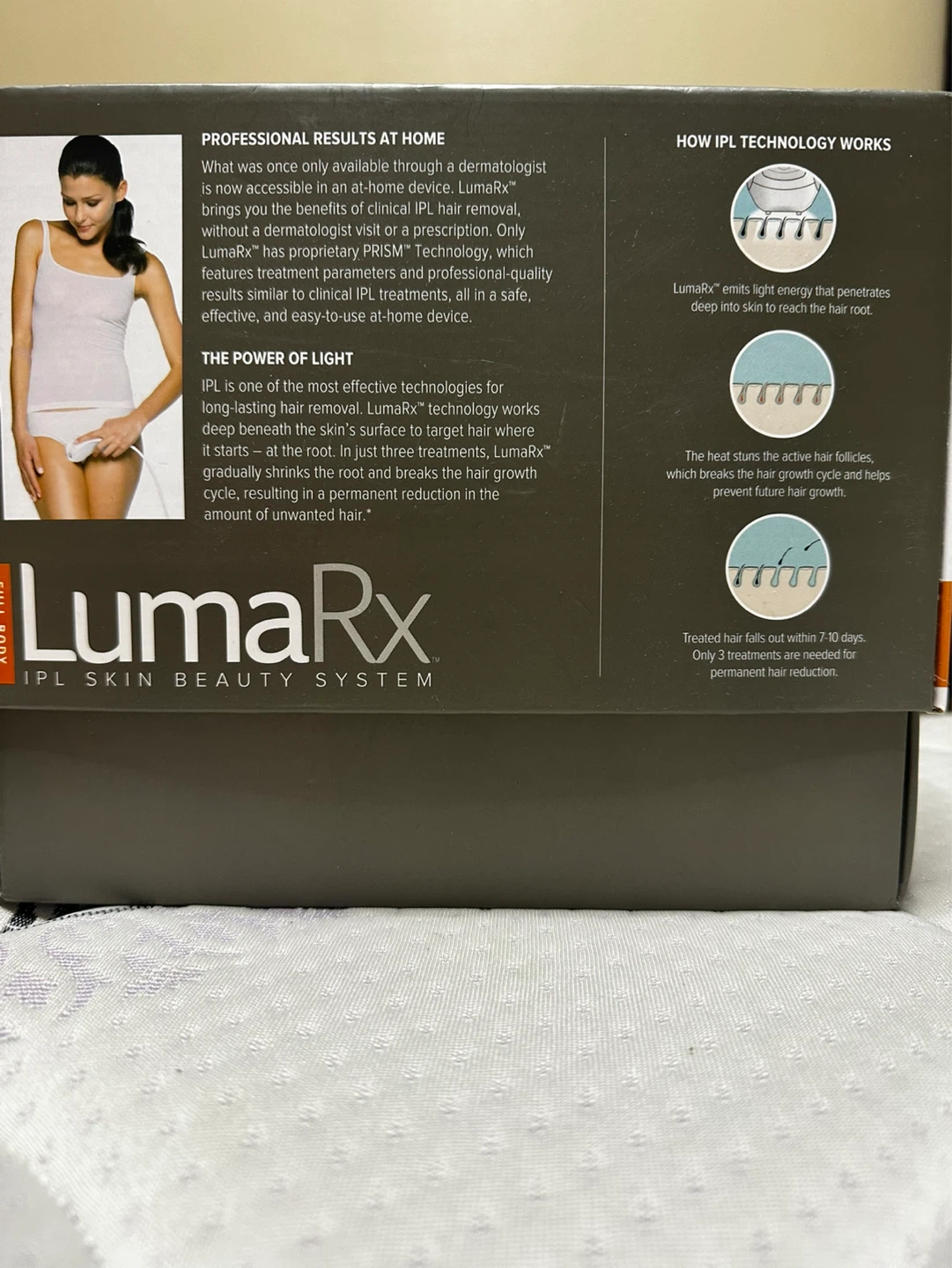 LumaRx IPL Skin Beauty System Hair Removal Device - photo 3