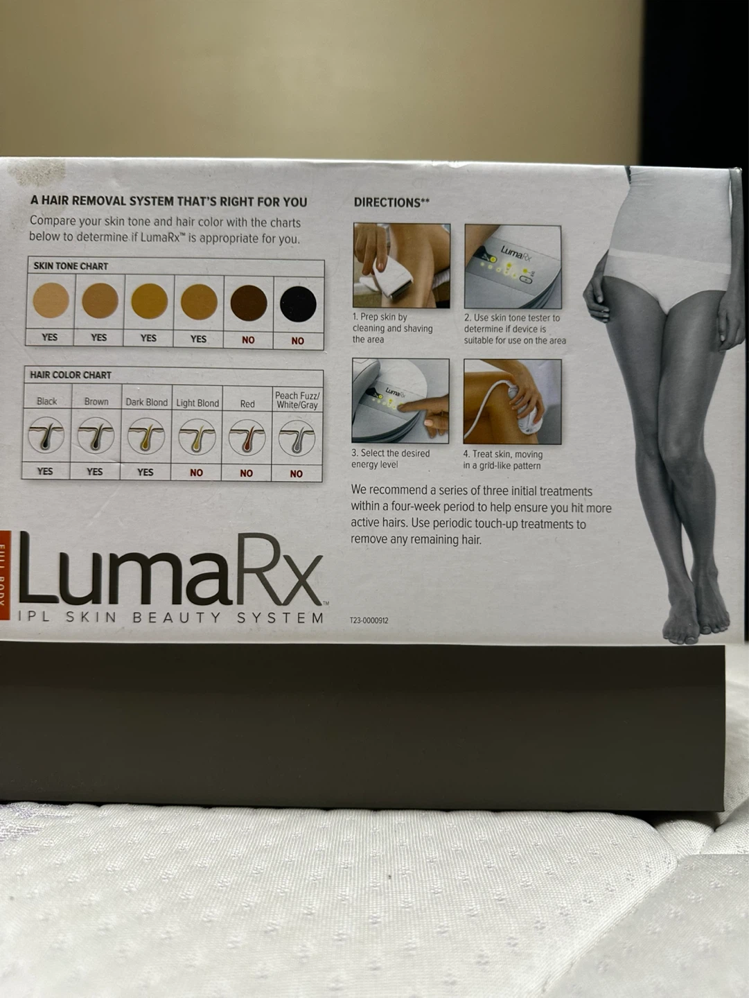 LumaRx IPL Skin Beauty System Hair Removal Device - photo 2