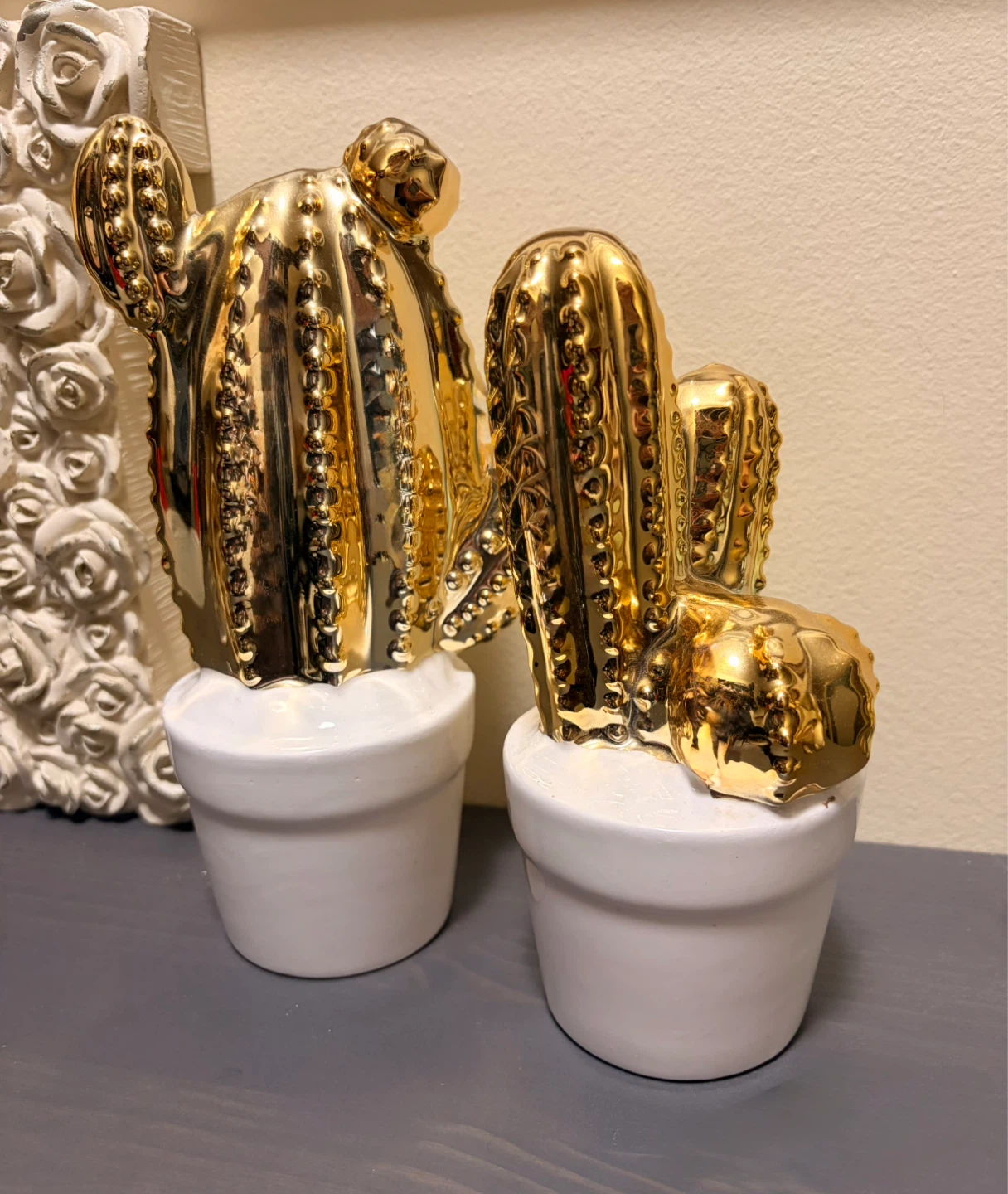 Ceramic Gold Cactus Home Decor ⚽️ - photo 3
