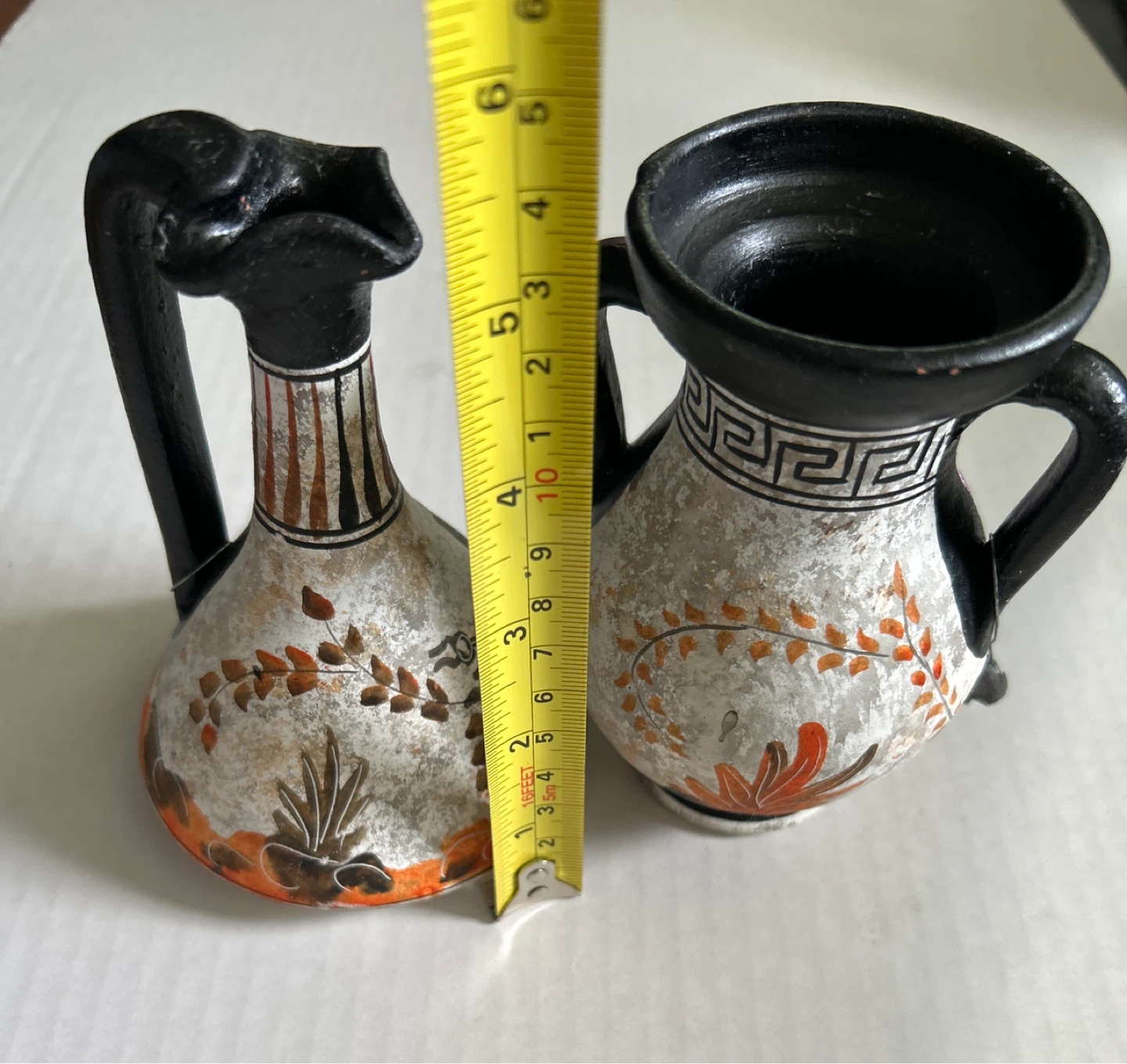 ⚽️Set of 2 Decorative Greek-style Vases - photo 3