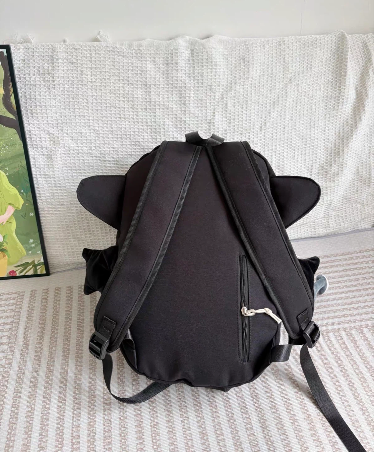 Black Novelty Shark Backpack - photo 4