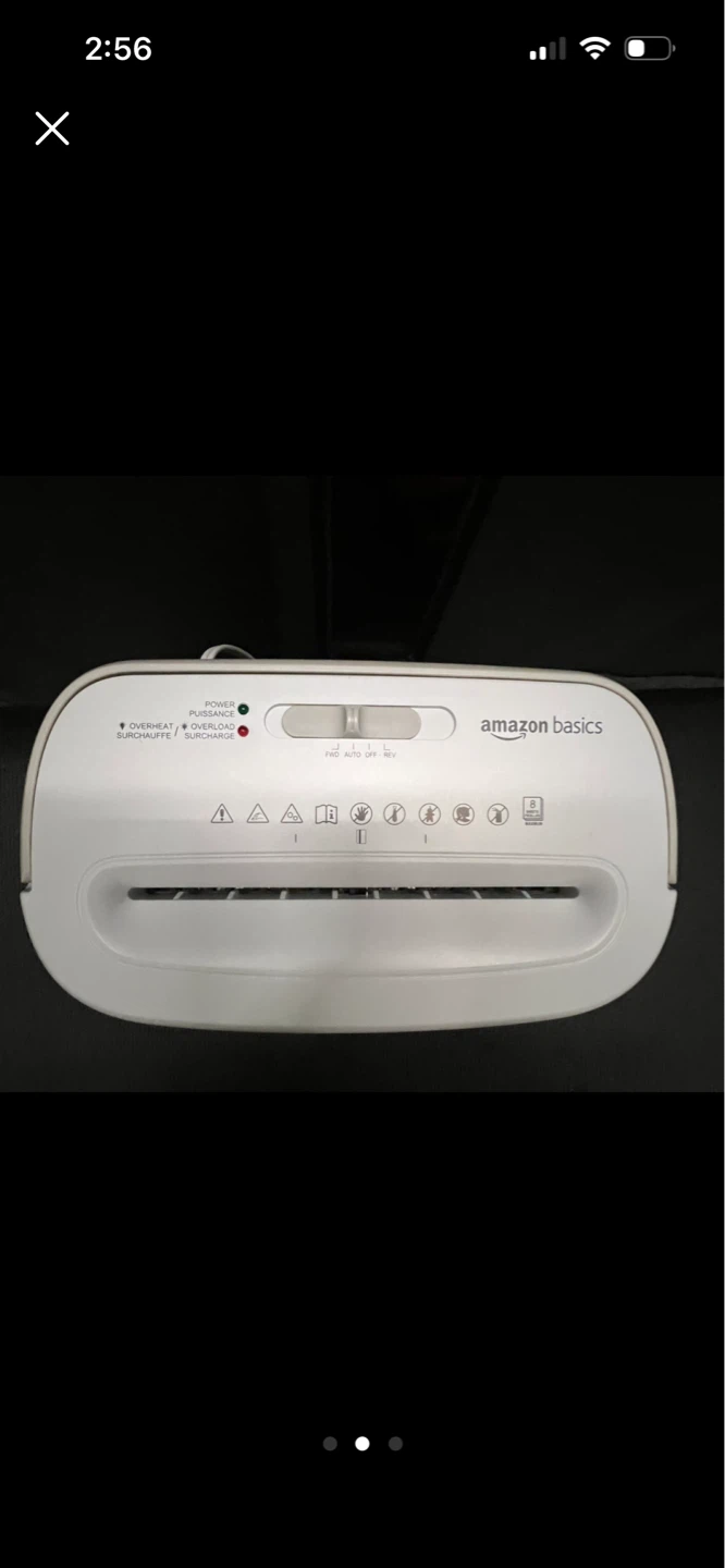 Amazon Basics Paper Shredder - photo 2