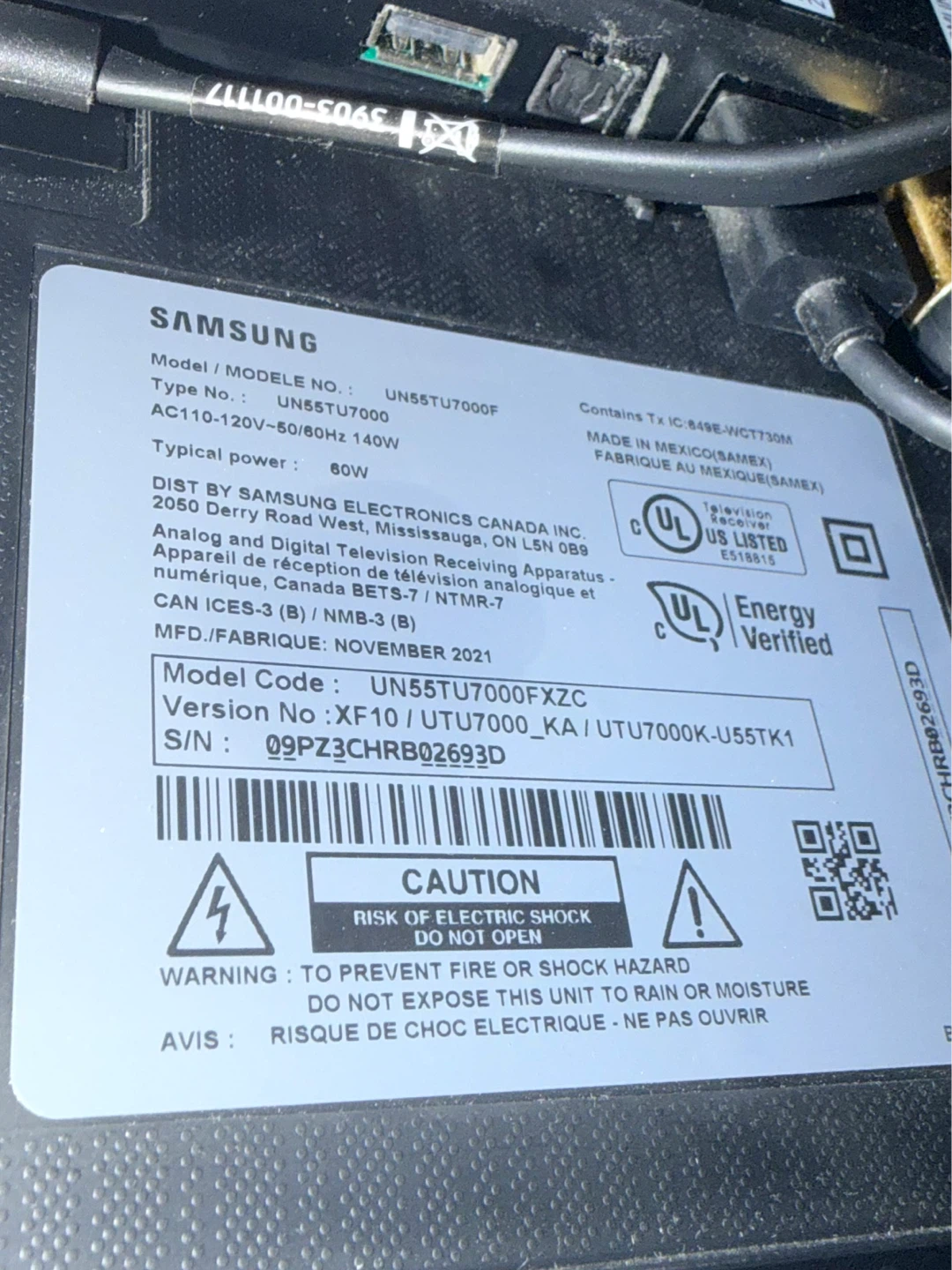 Samsung 55" Smart TV UN55TU7000FXZC ⚽️ - photo 2