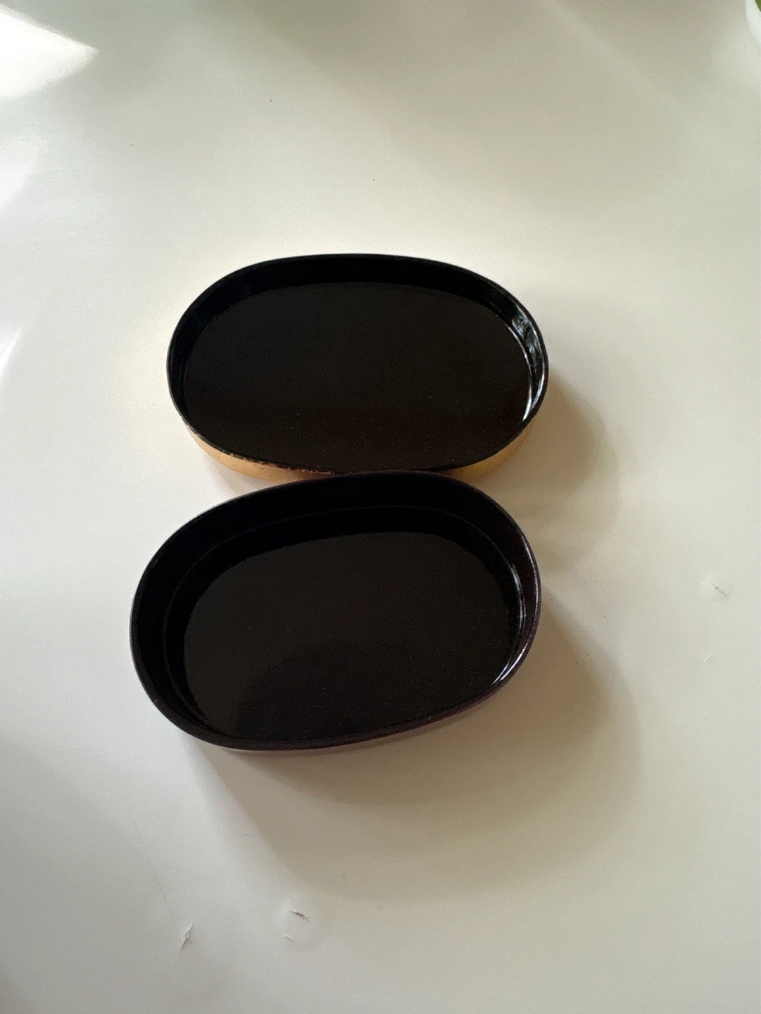 Oval Decorative Box with a kimono girl Design - photo 2