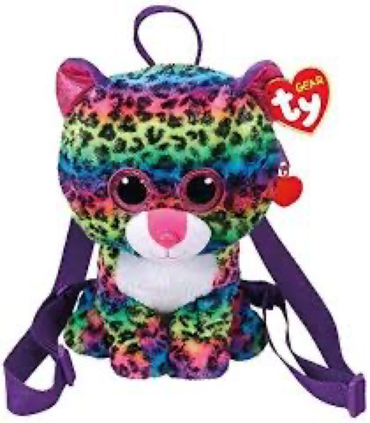 Ty Beanie Boo Rainbow Leopard Backpack - photo 2
