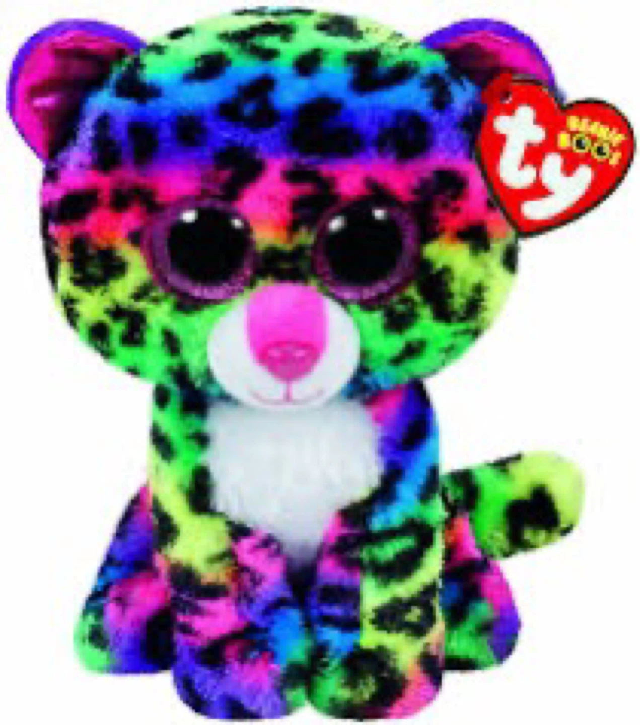 Ty Beanie Boo Rainbow Leopard Backpack