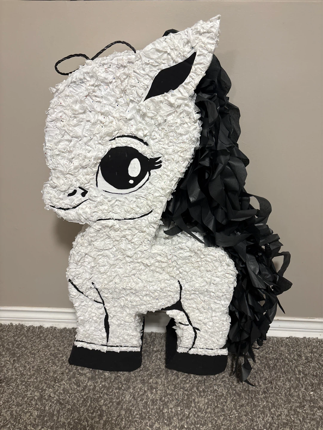 Brand New White Horse Piñata