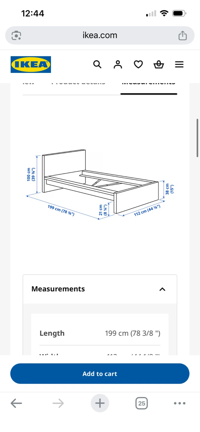 IKEA MALM High Bed Frame - Dark Brown, Twin - photo 5