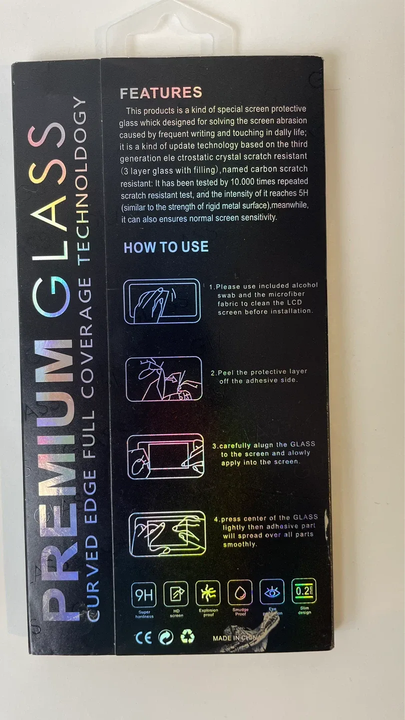 Samsung S21 FE - Premium Glass Screen Protector - photo 2