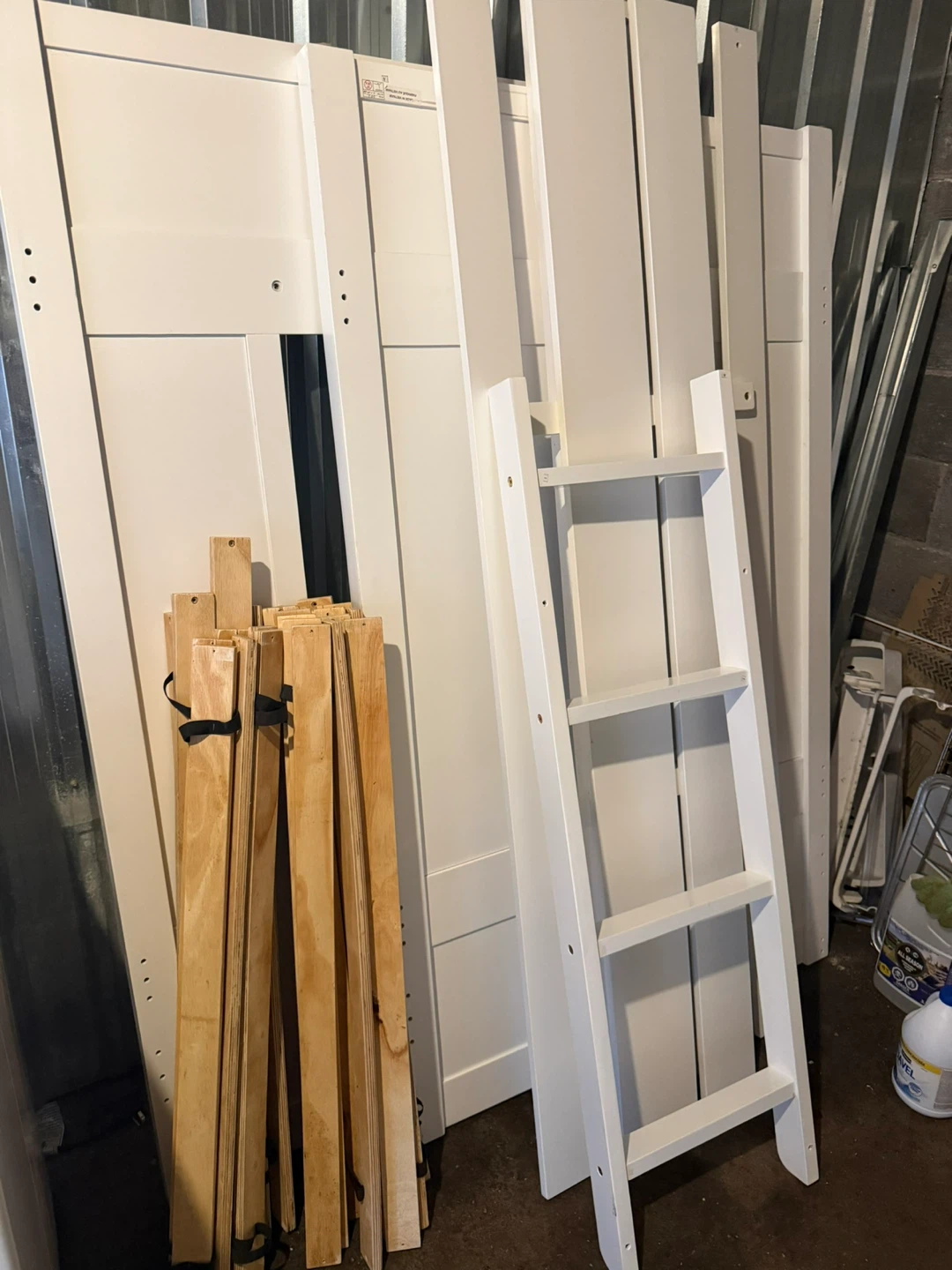 White Bunk Bed with Drawers - photo 3
