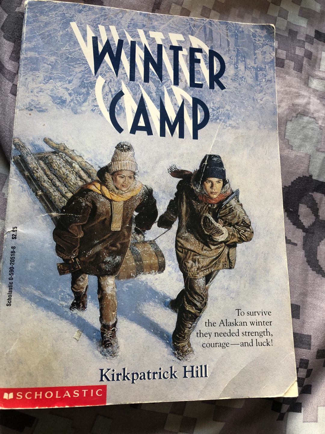 ⚽️ Winter Camp by Kirkpatrick Hill - Scholastic Edition