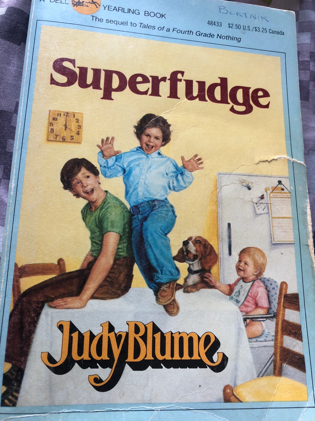 ⚽️ Superfudge by Judy Blume Paperback Book