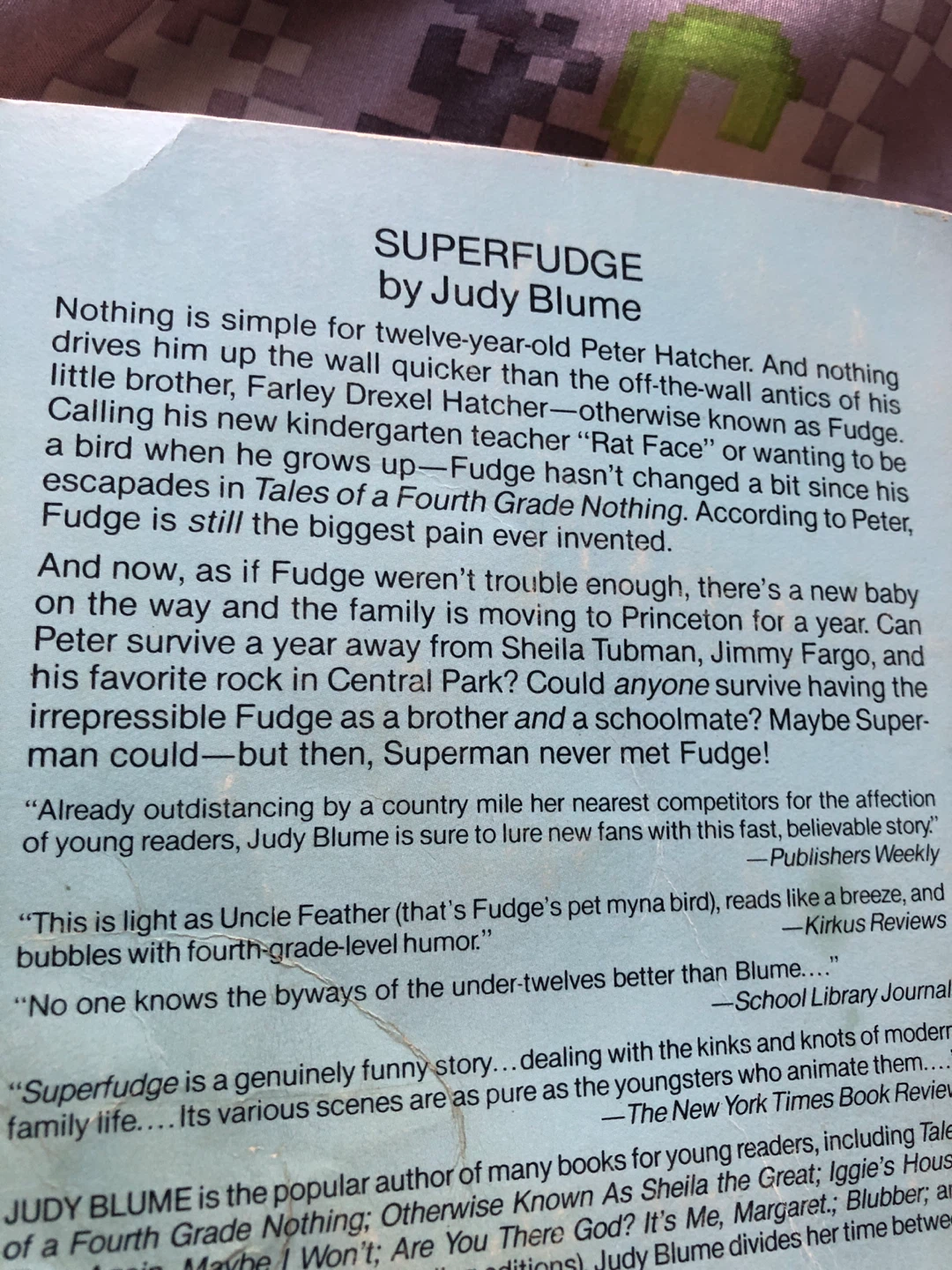 ⚽️ Superfudge by Judy Blume Paperback Book - photo 2