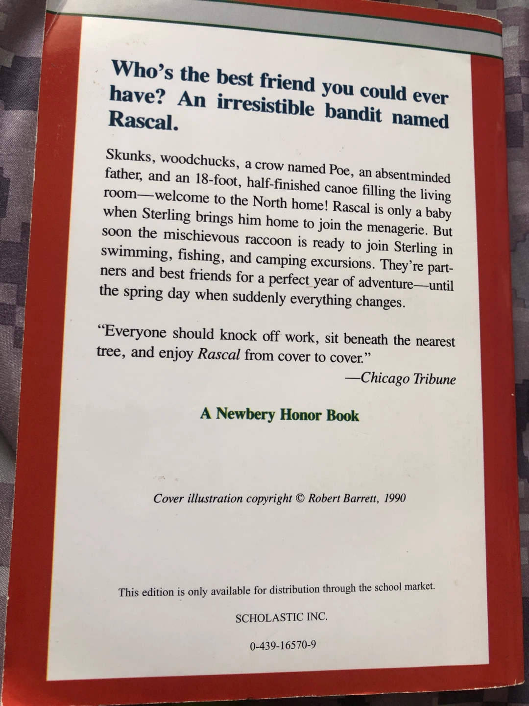 ⚽️ Rascal by Sterling North - Classic Children's Book - photo 2