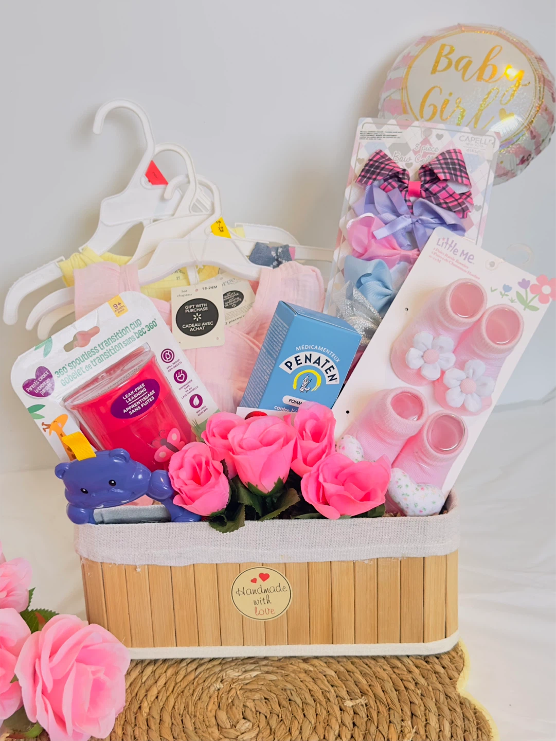 Baby Girl Gift Basket