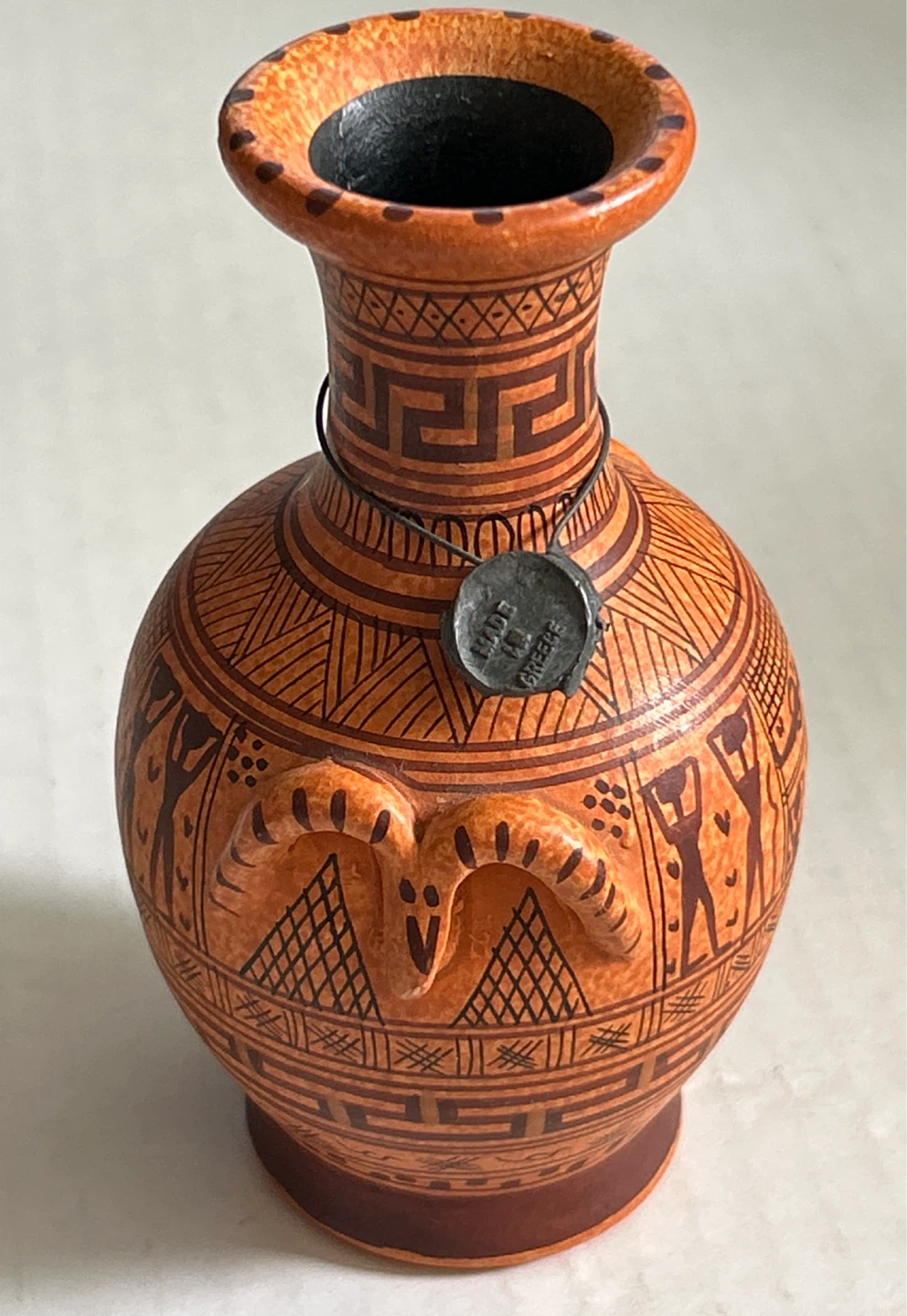 ⚽️Decorative Geometric Vase From Greece - photo 2