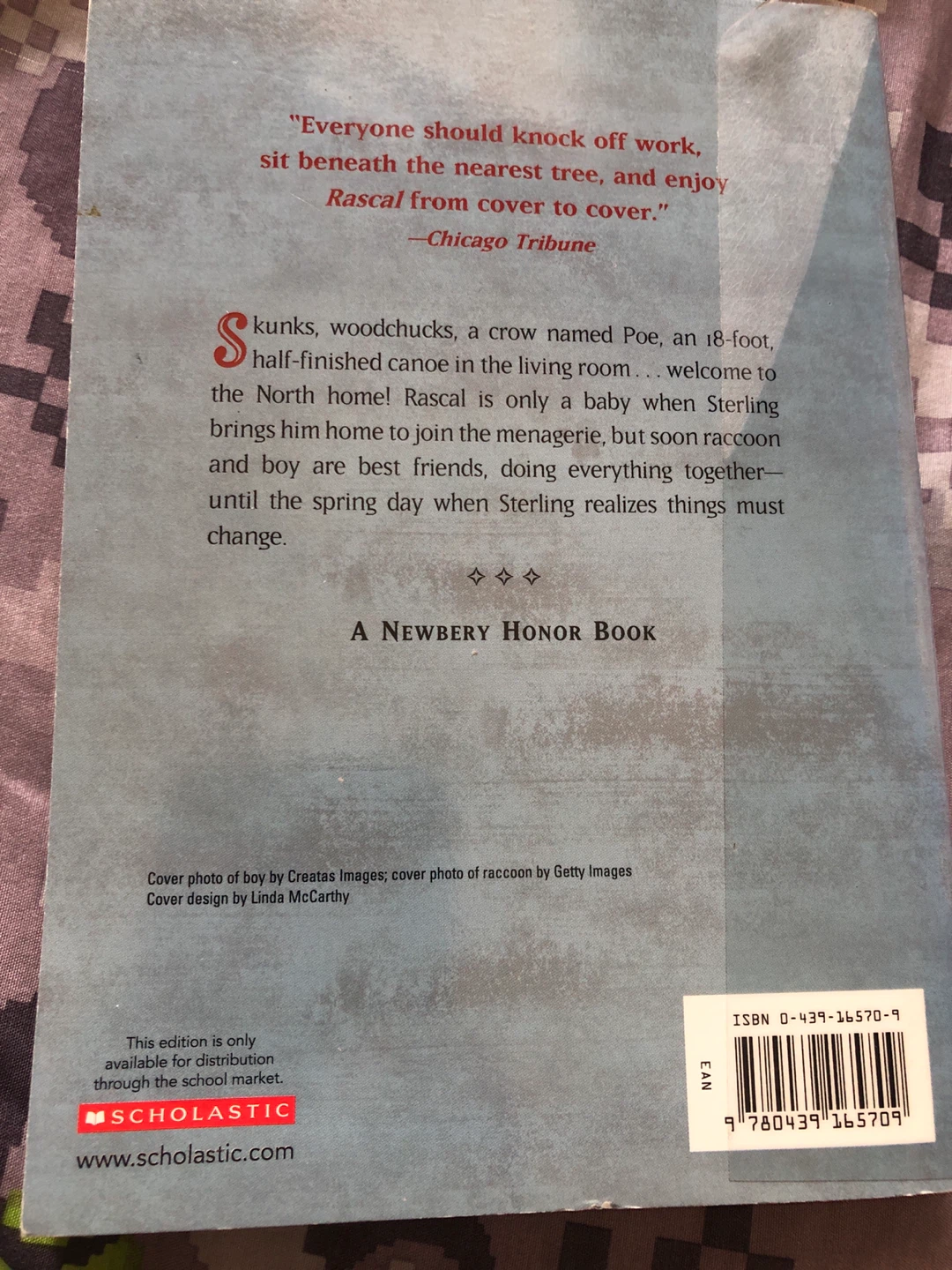 ⚽️ Rascal by Sterling North - A Newbery Honor Book - photo 2