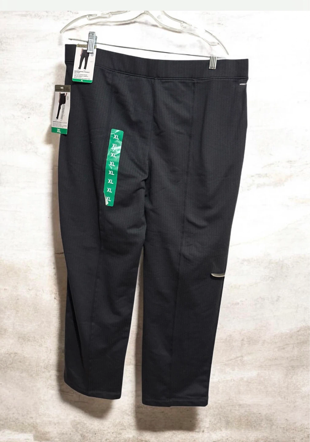 Women's Black Herringbone Pants - photo 5