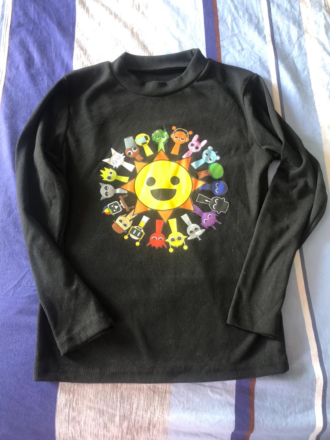 Sprunki Crewneck (Black Kids Medium) ⚽️