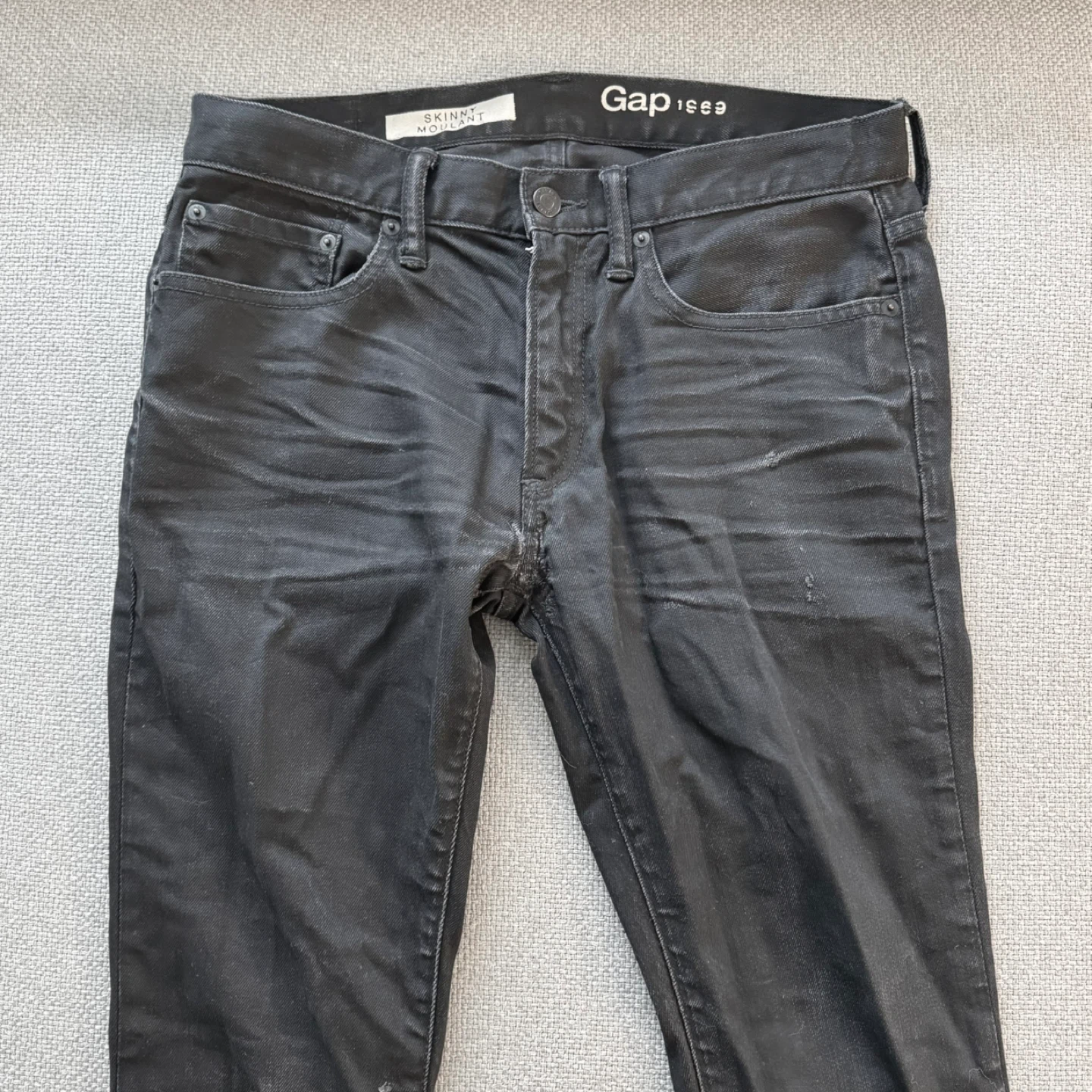 GAP Black Denim Jeans - Size 30x32 ⚽️ - photo 4