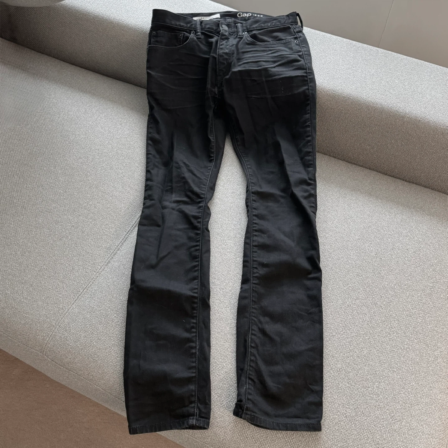 GAP Black Denim Jeans - Size 30x32 ⚽️ - photo 3