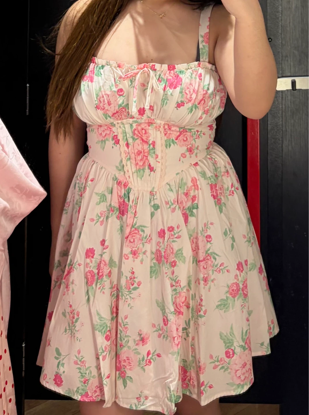 corset style mini dress
