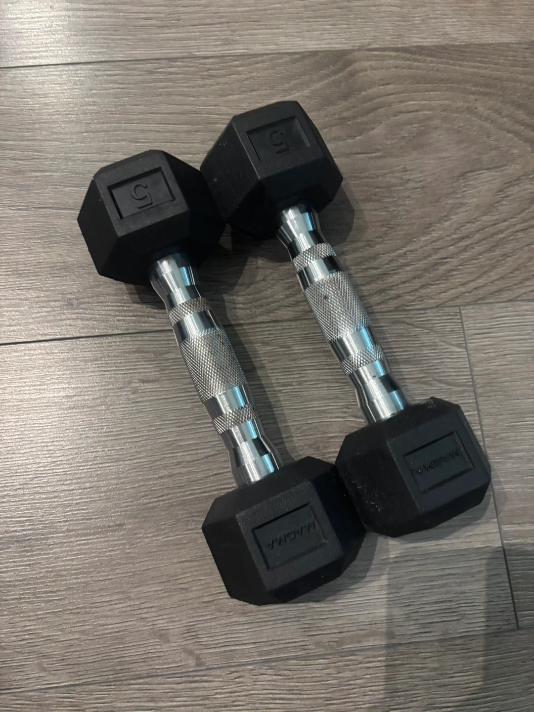 Magma 5lb Hex Dumbbells (Pair)