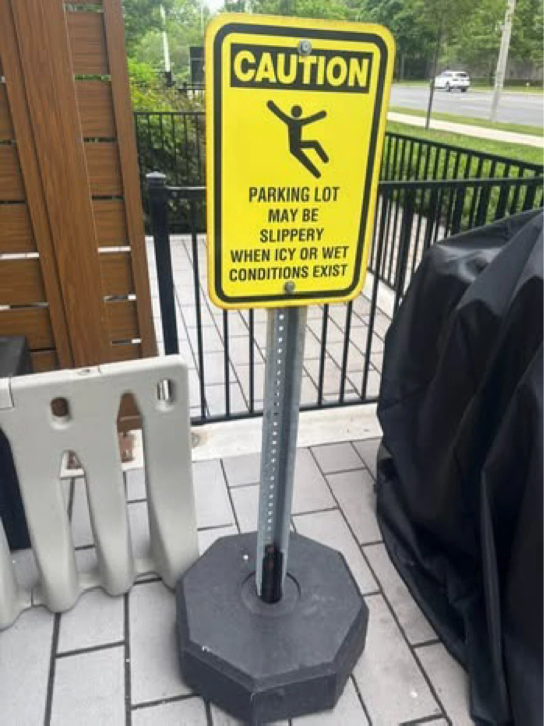 Heavy-Duty Sign Base - 60 lb