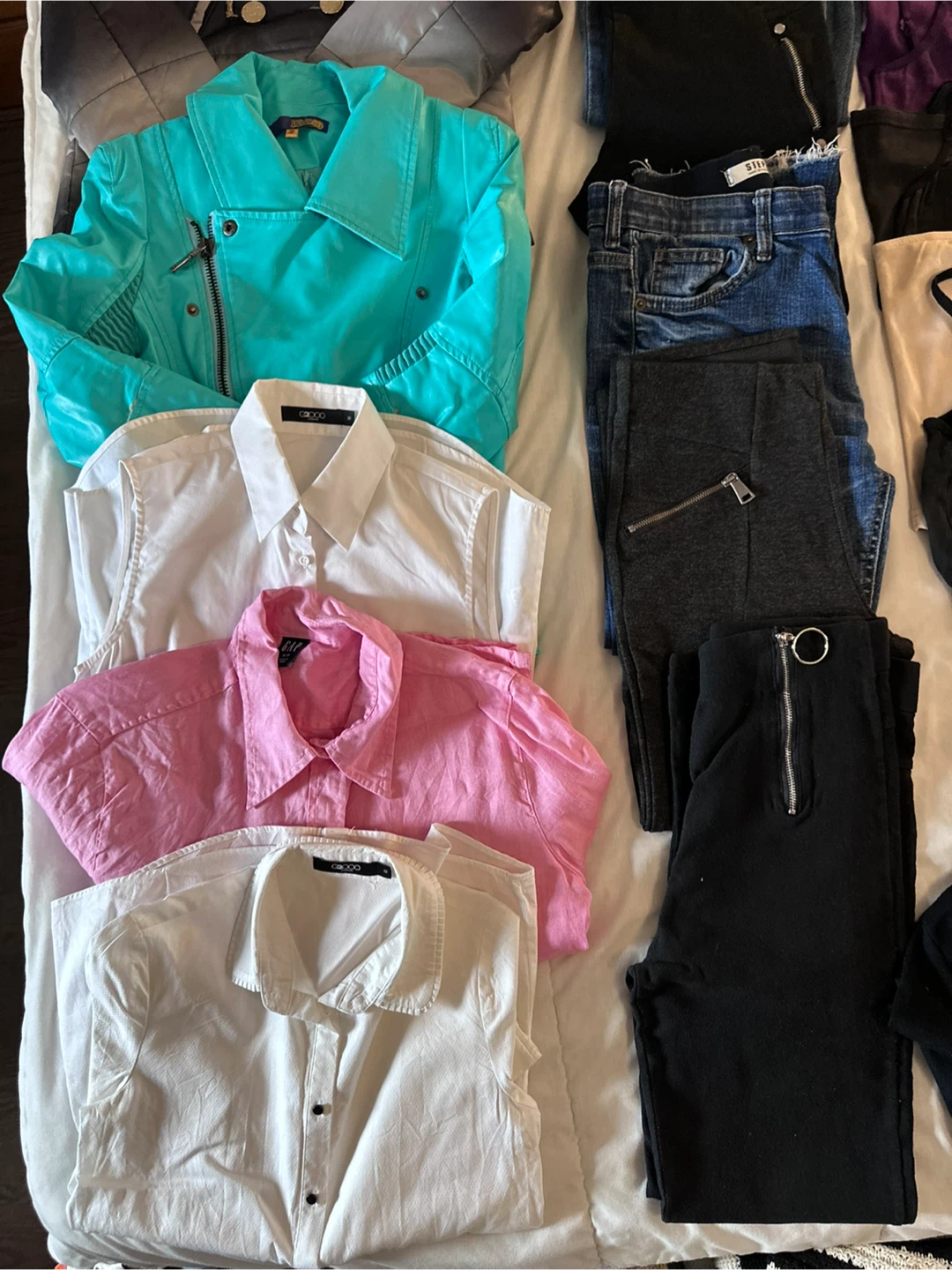 32 pieces women’s size small clothing tops pants dress coats ⚽️ - photo 3