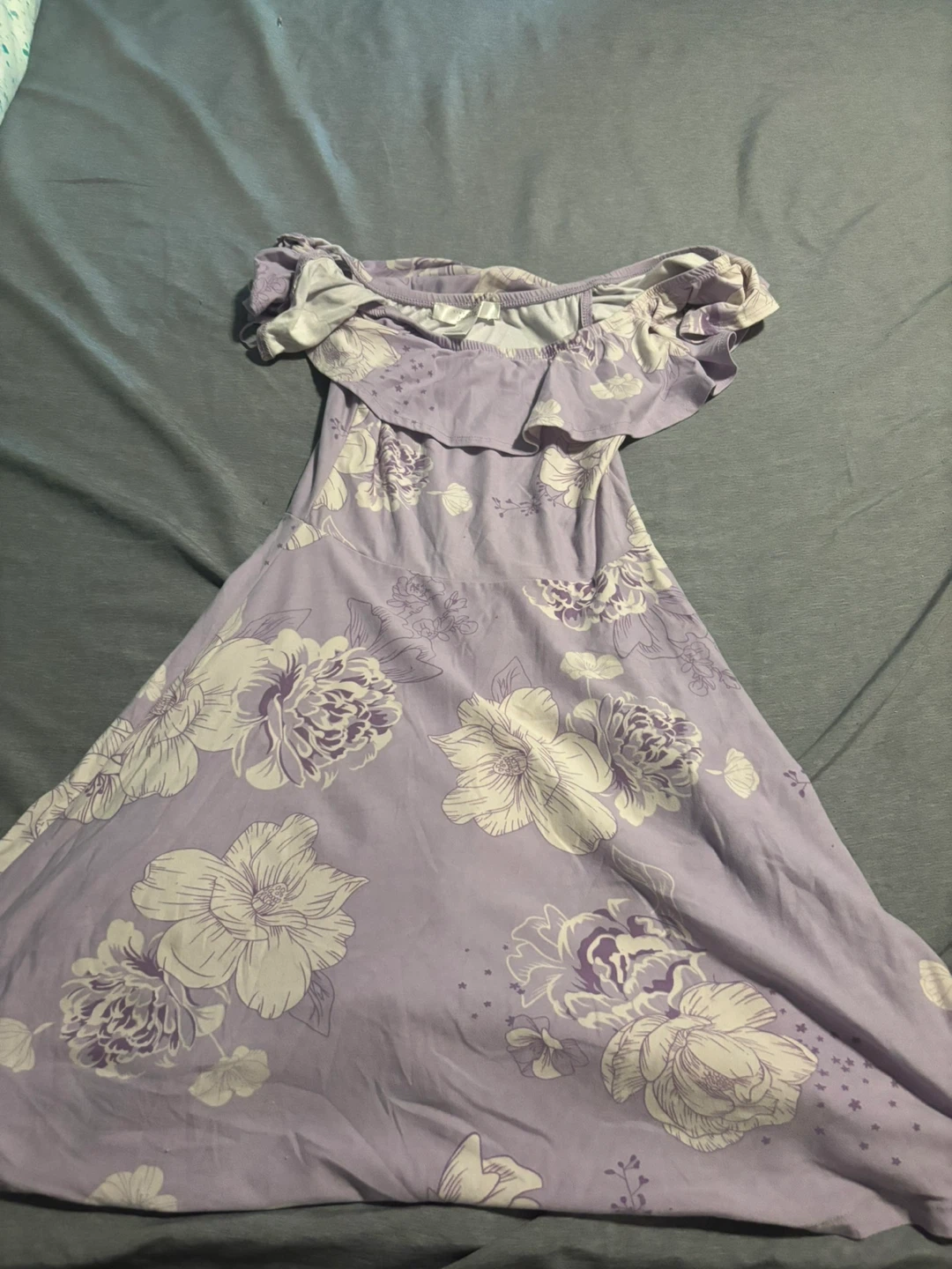 Society off-the-shoulder floral dress
