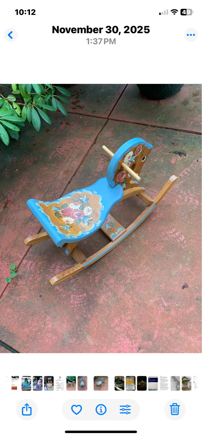 Child’s rocking horse