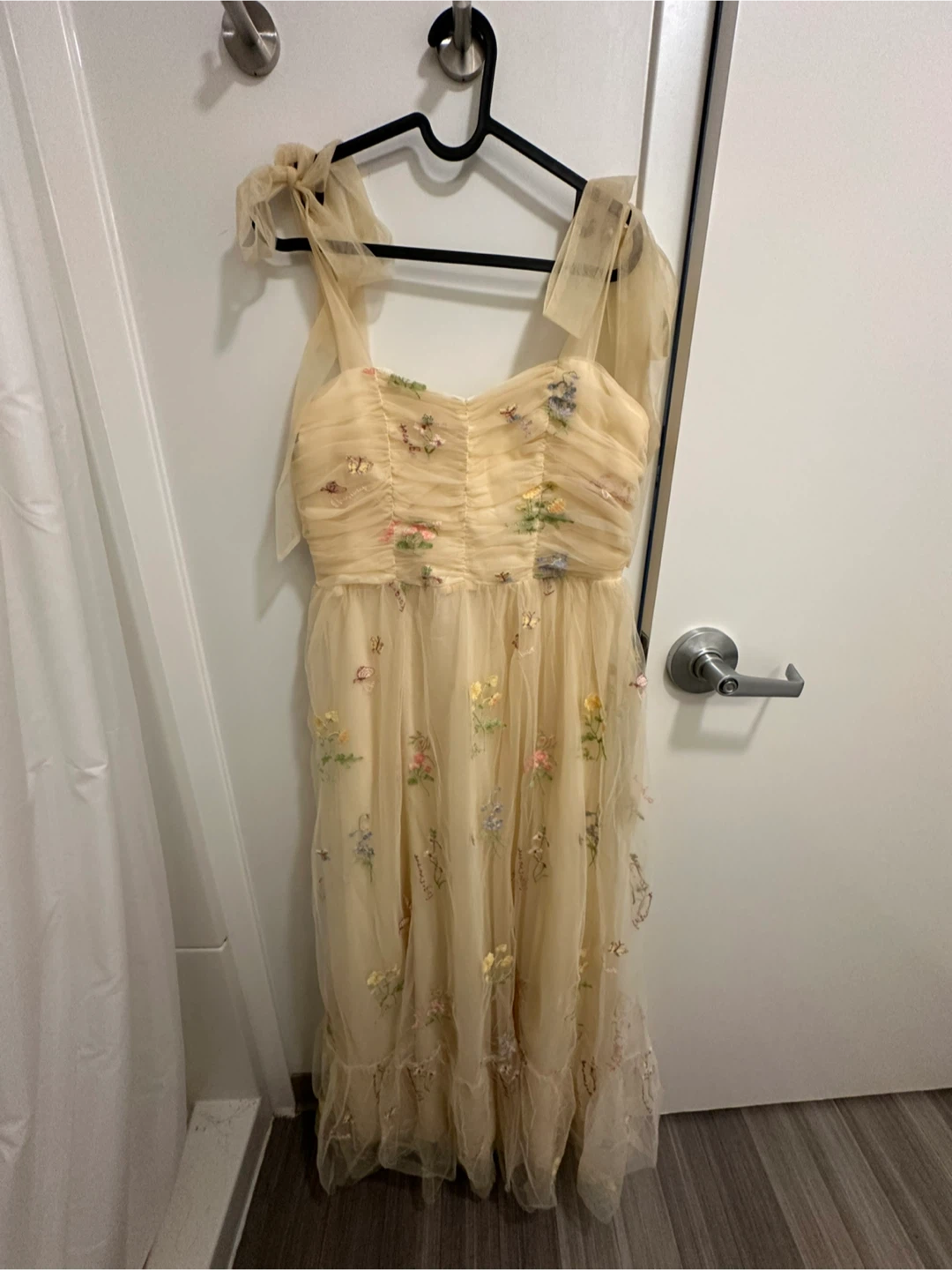 Sheer Floral Embroidered Maxi Dress - photo 2