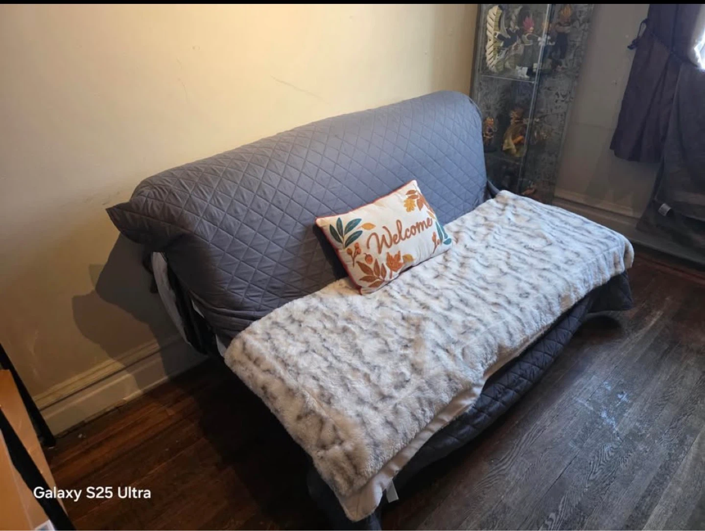 Gray Futon Sofa Bed - photo 2