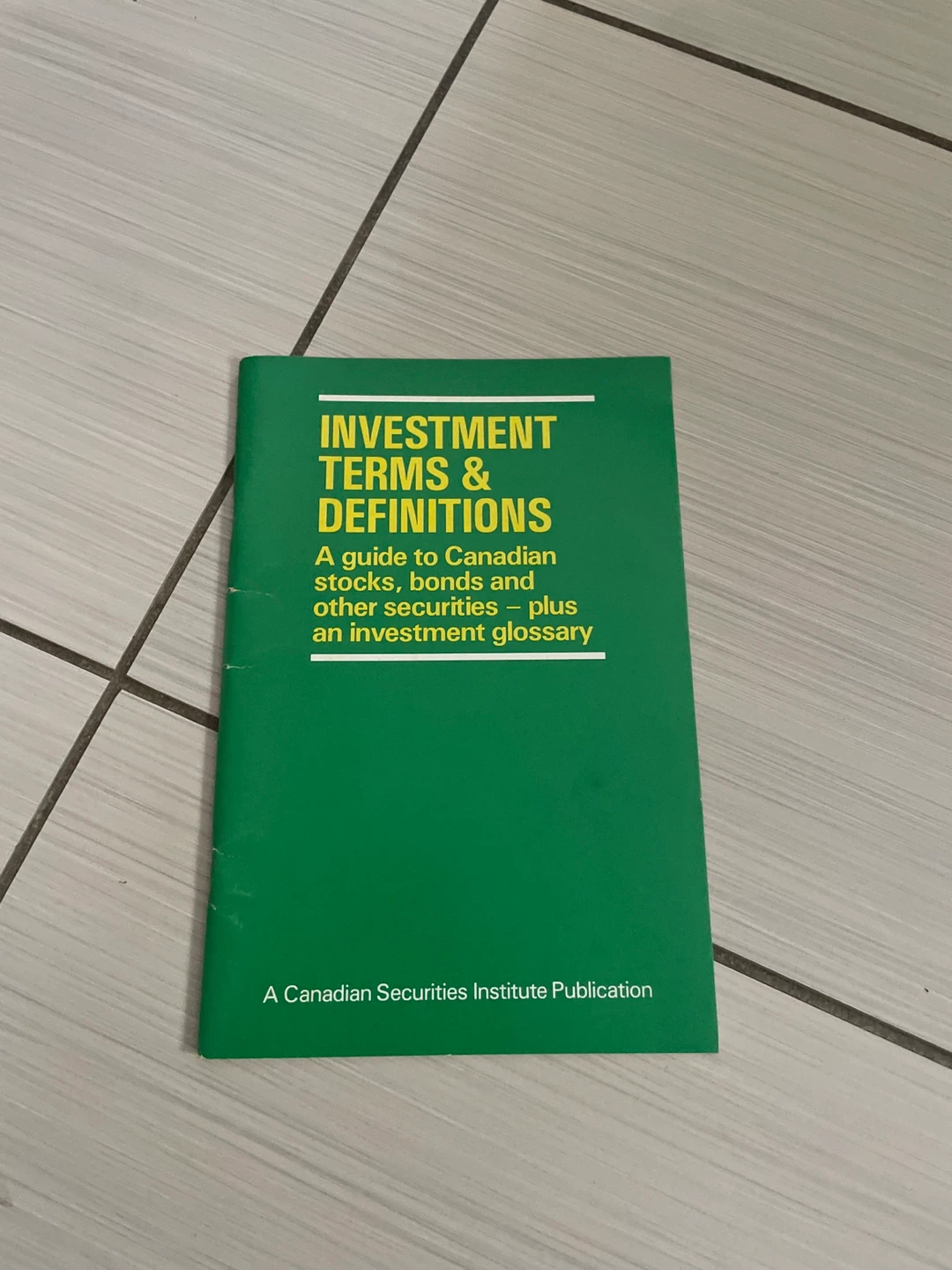 ⚽️Investment Terms & Definitions Book