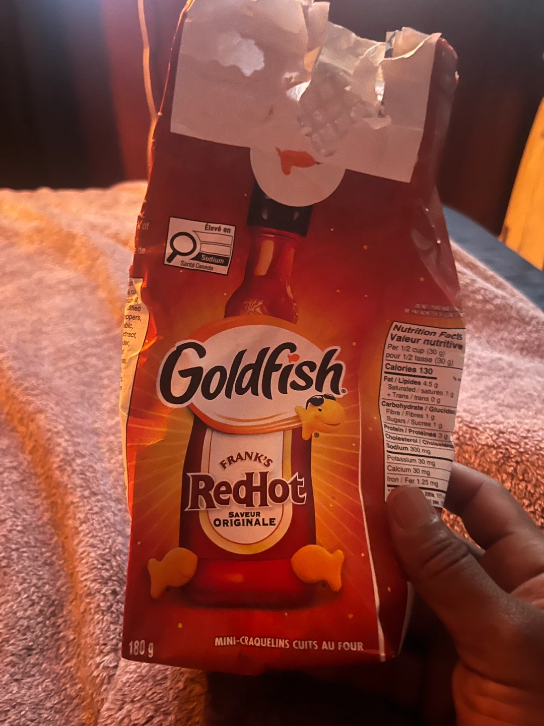 Goldfish Frank's RedHot Crackers 180g ⚽️