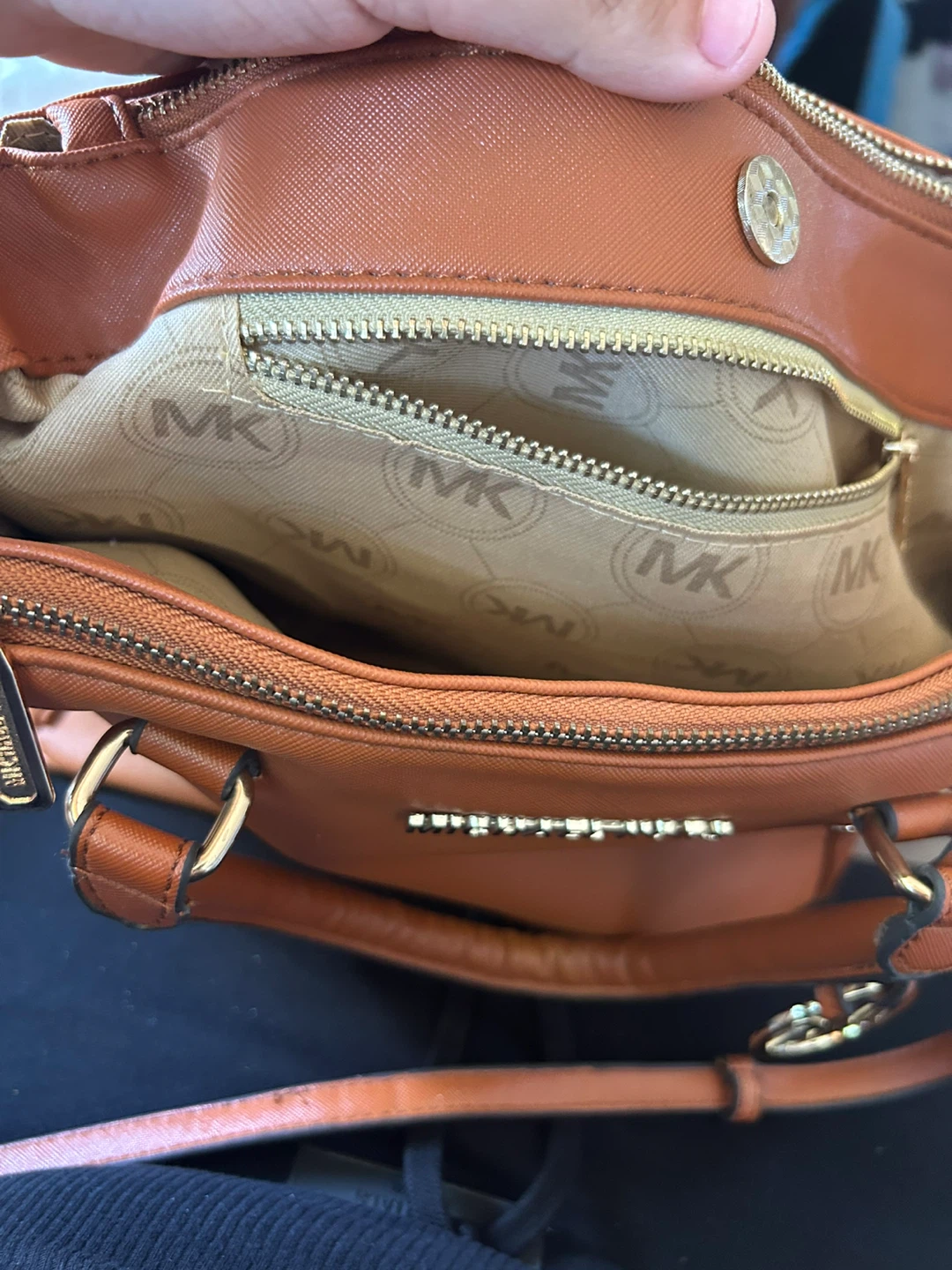Michael Kors Brown Leather Satchel Handbag - photo 4