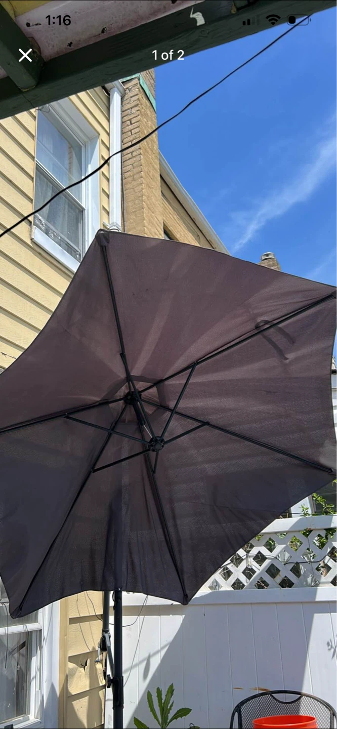 Outdoor Patio Umbrella - Dark Gray