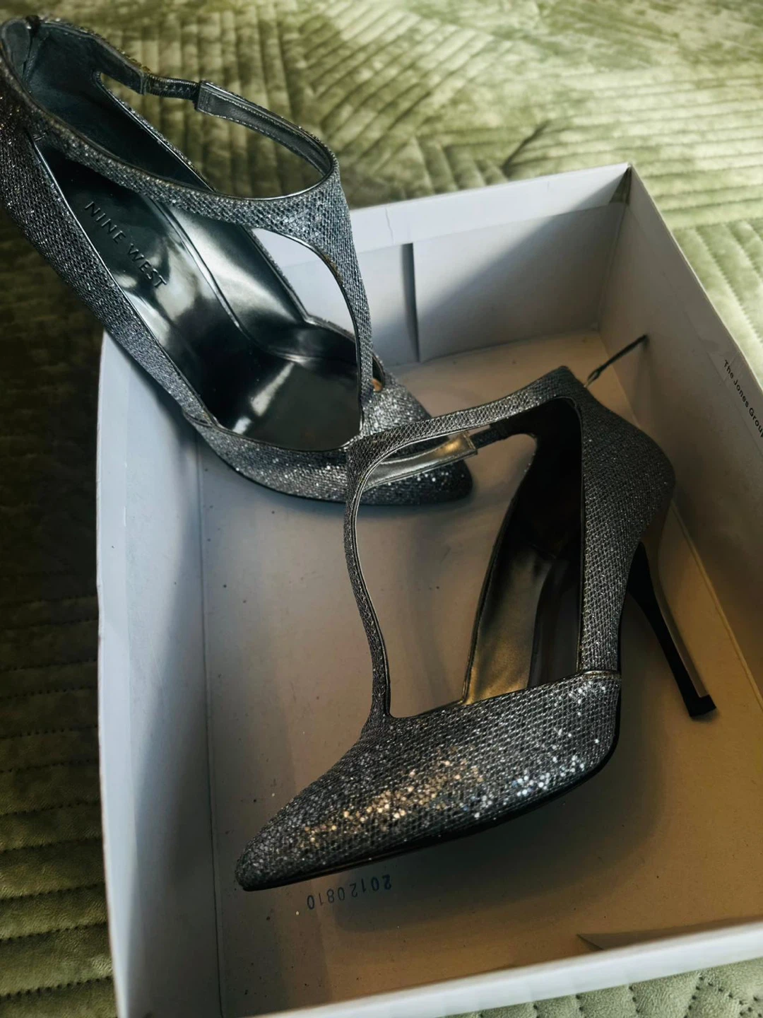 Nine West Glitter Heels