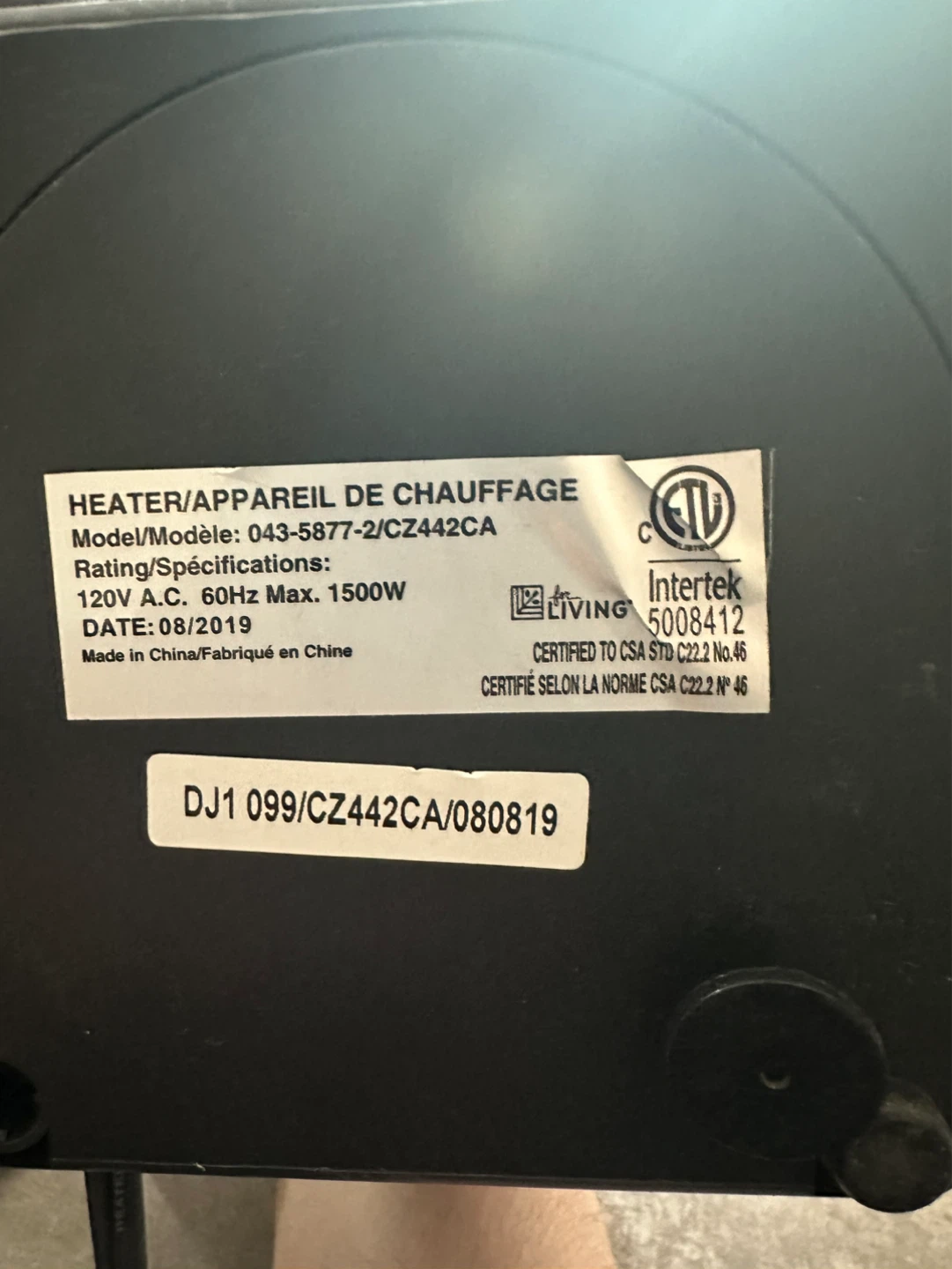 Two (2x) For Living Portable Ceramic Space Heater - photo 2