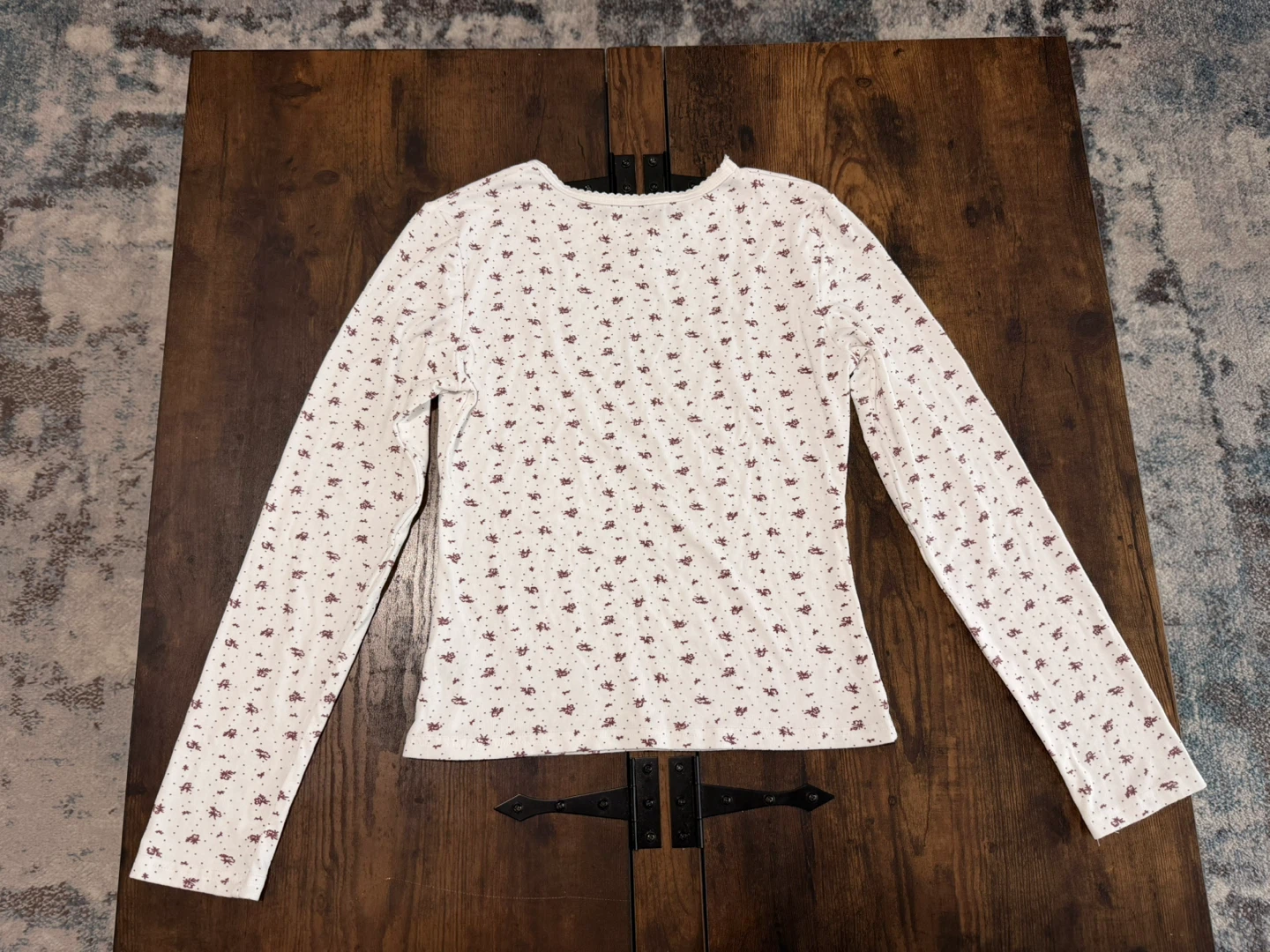 Miu Miu Long Sleeve Floral Top - photo 3