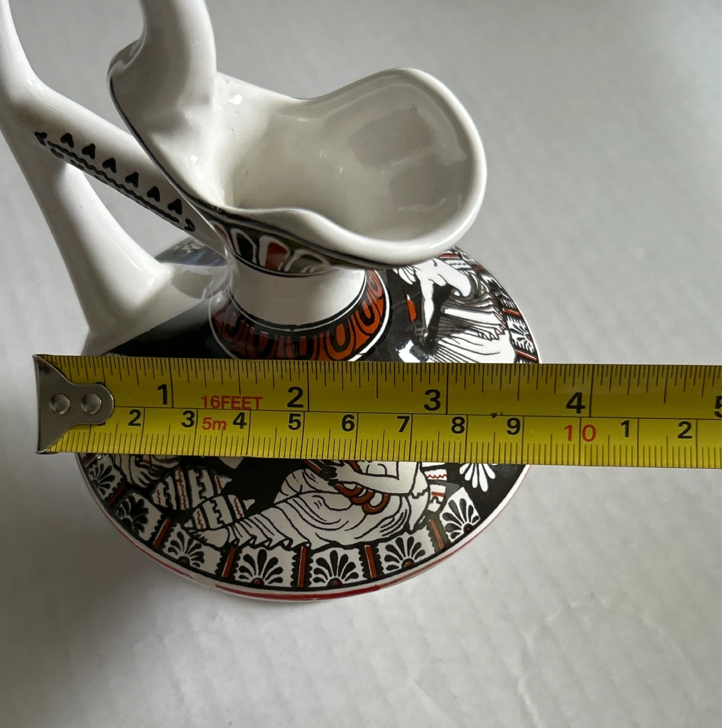 ⚽️Decorative Ceramic Pitcher with Greek Design - photo 3