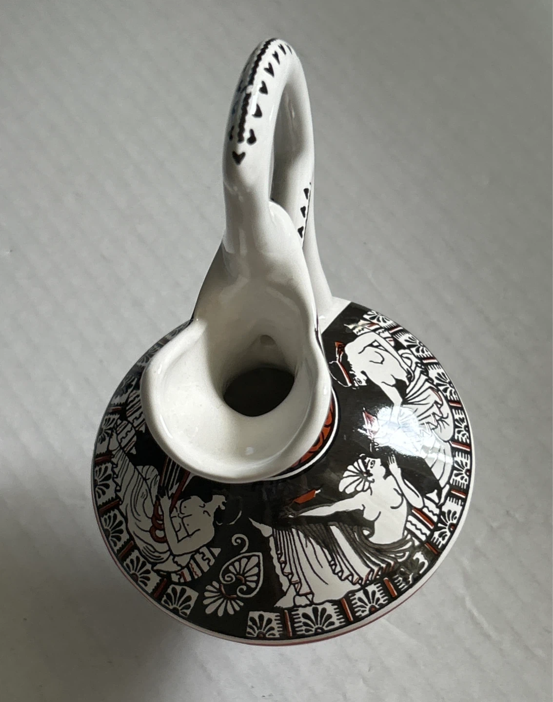 ⚽️Decorative Ceramic Pitcher with Greek Design - photo 5