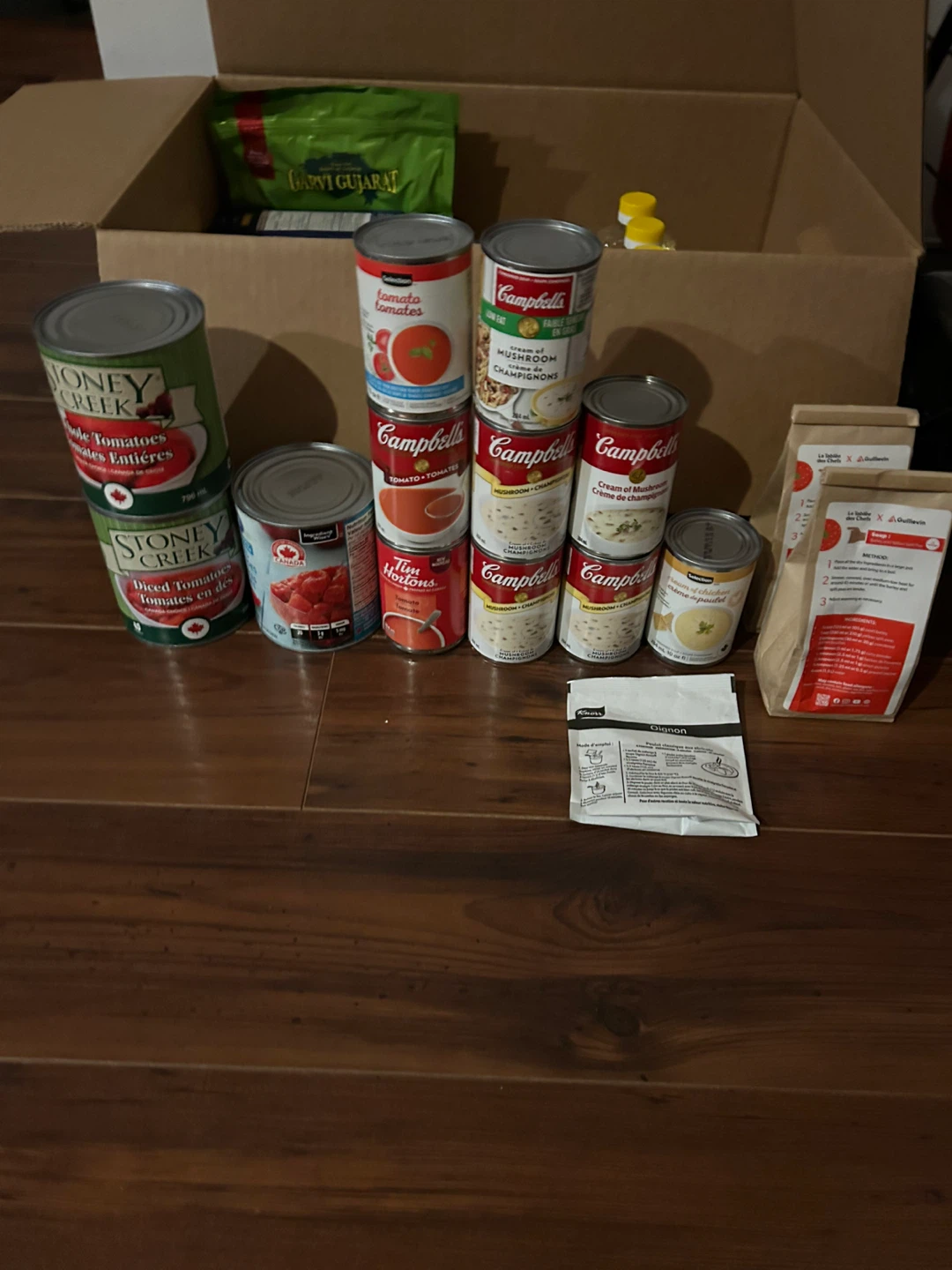Assorted Grocery Items - Pasta, Rice, Soup, Oil, and Snacks - photo 4