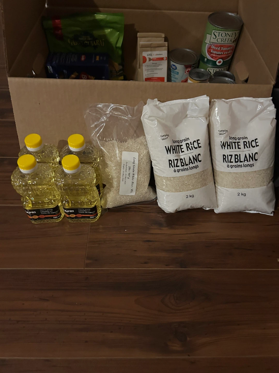 Assorted Grocery Items - Pasta, Rice, Soup, Oil, and Snacks - photo 2