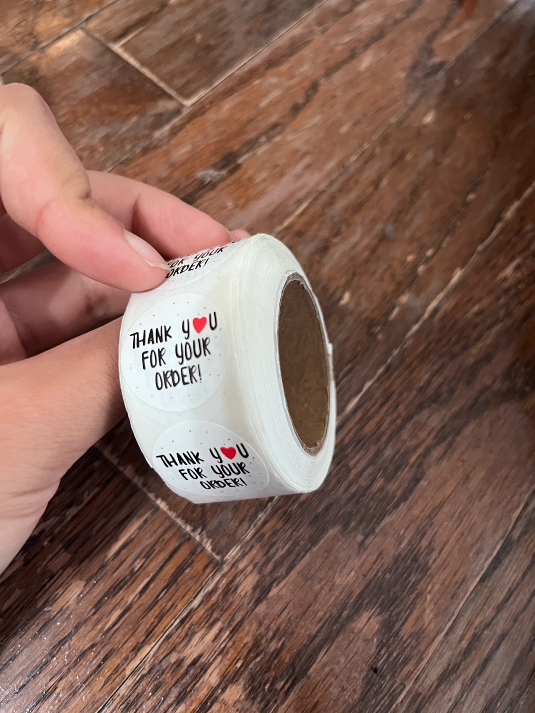 Roll of Thank You Stickers - photo 2